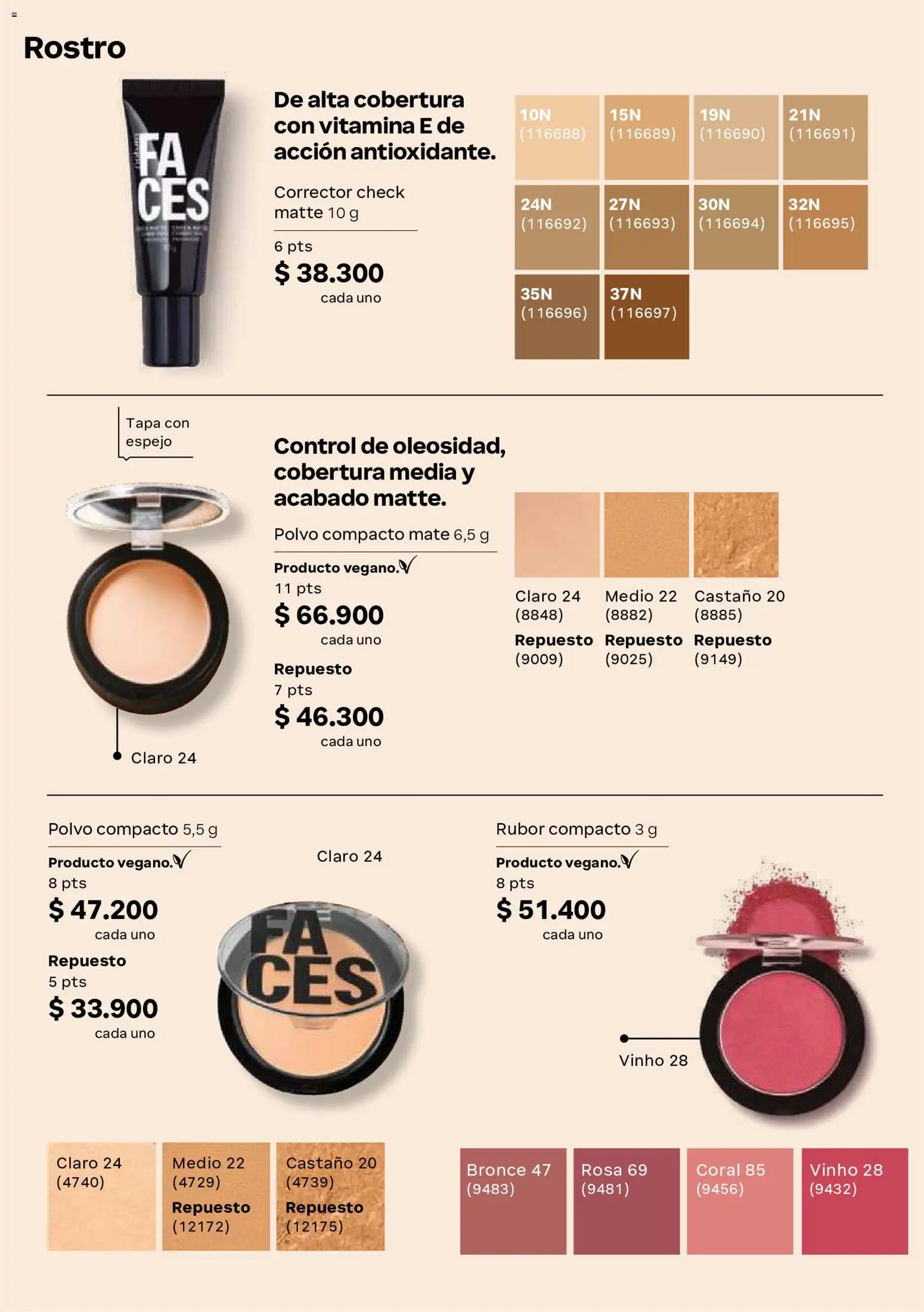 Natura revista - valida desde el 02/09/2026 | Página: 76 | Productos: Rubor, Espejo, Tapa, Corrector