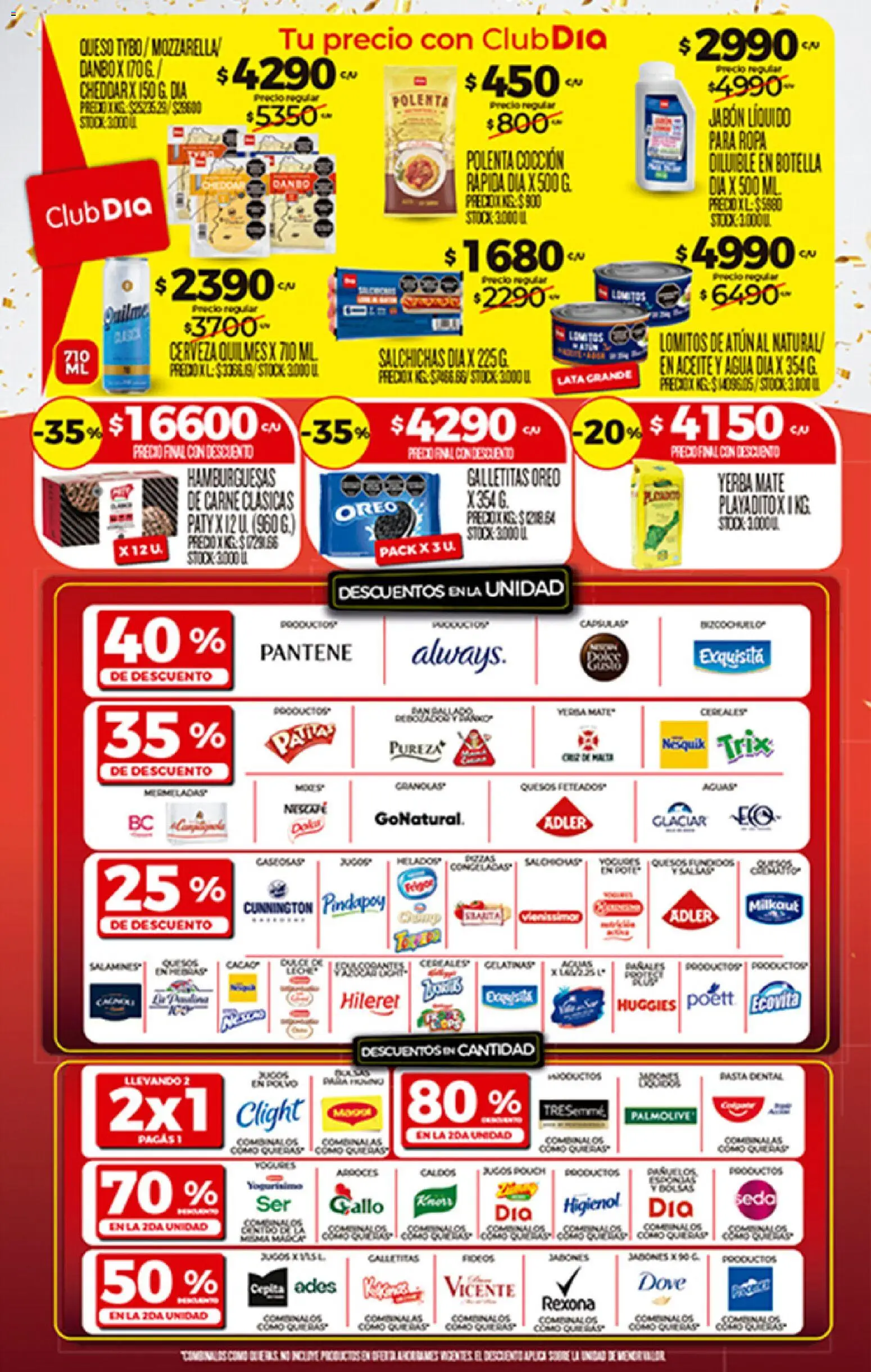 Supermercado DIA Ofertas │ válido desde el 01/09/2026 | Página: 2 | Productos: Mozzarella, Mate, Agua, Salchichas
