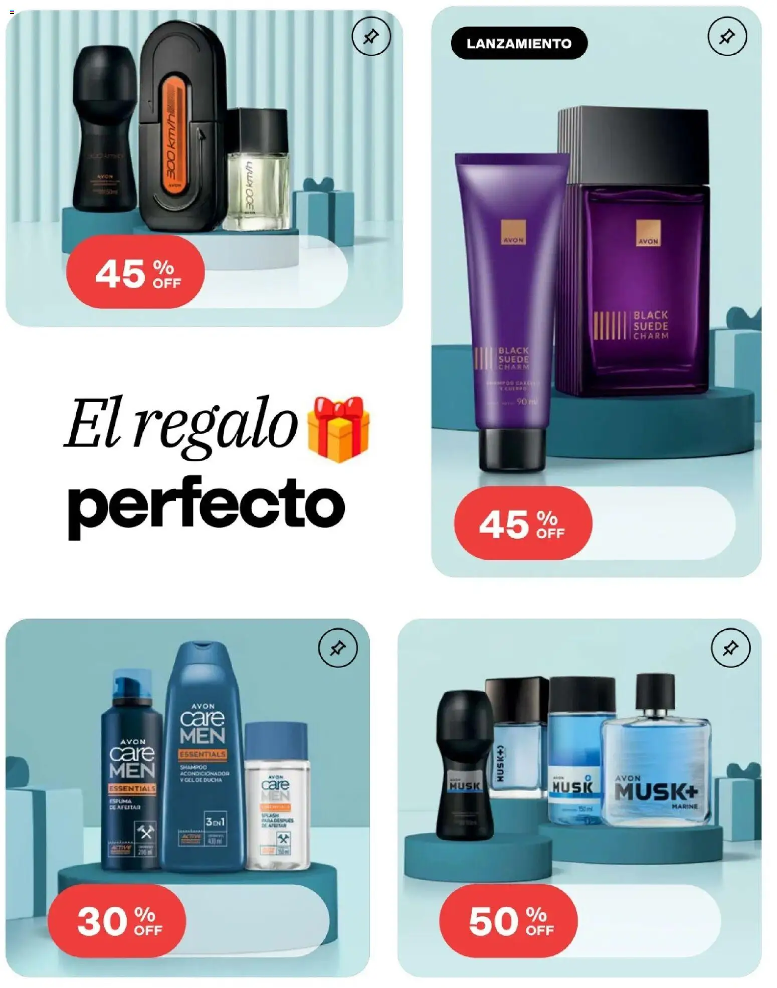 Avon revista - valida desde el 01.08.2026 | Página: 4 | Productos: Espuma, Ducha, Acondicionador, Espuma de afeitar