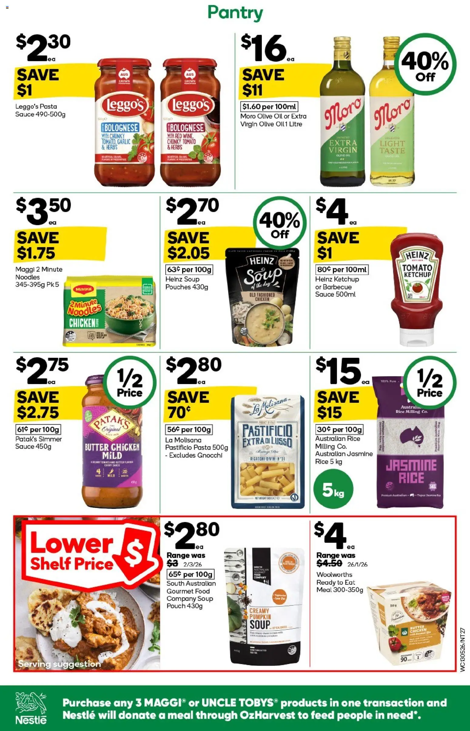 Woolworths catalogue - valid from 13.05.2026 | Page: 27 | Products: Shelf, Olive oil, Soup, Garlic