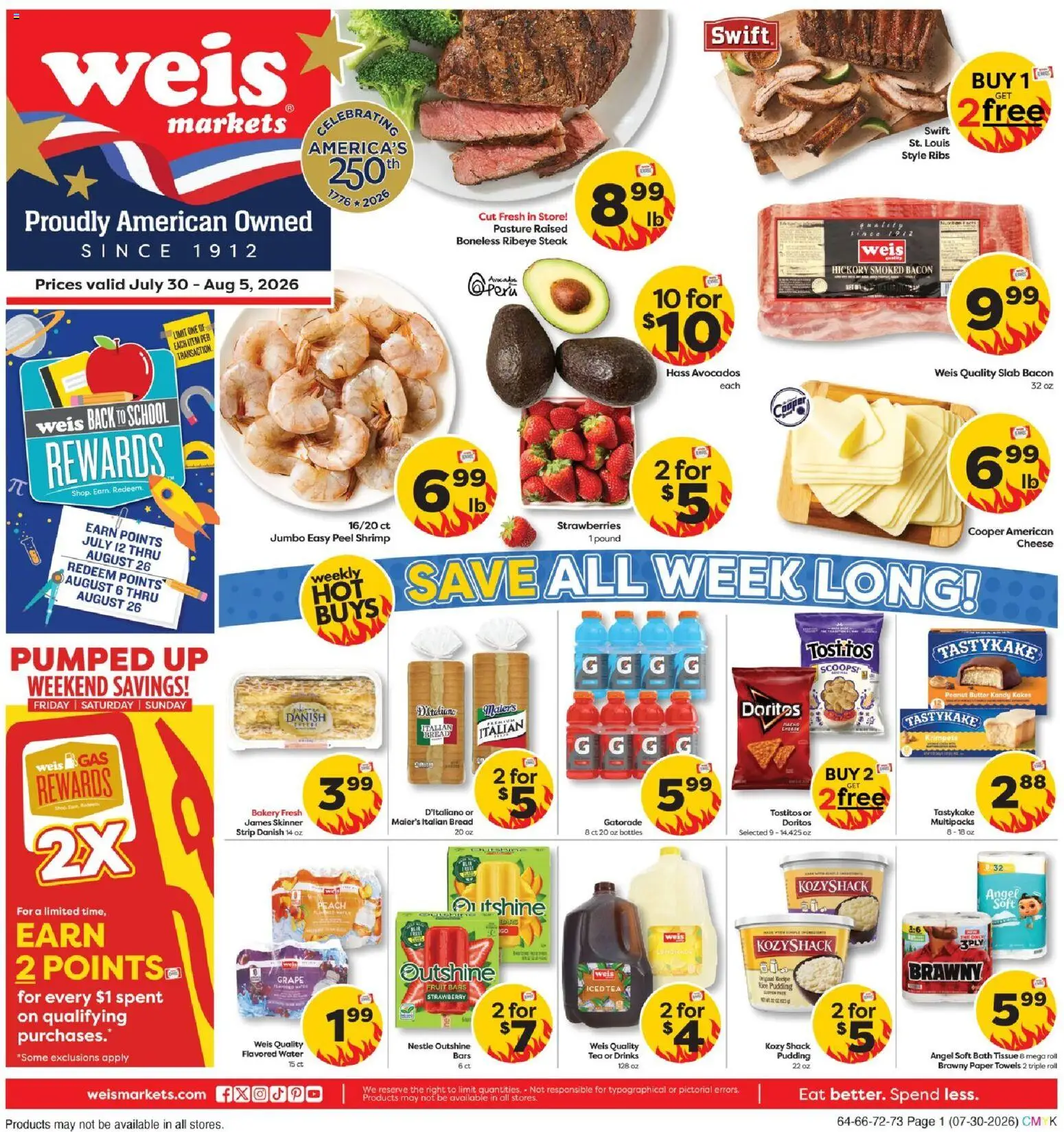 Weis - Weekly Circular - VA - valid from 07/30/2026 | Page: 1