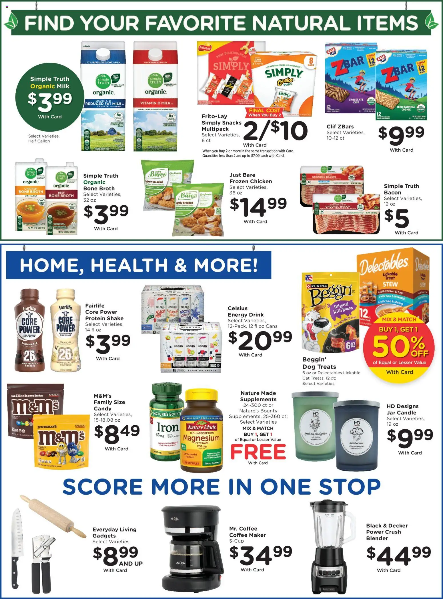 Fry's Food Weekly Ad - valid from 08/26/2026 | Page: 8 | Products: Shrimp, Milk, Protein, Snacks