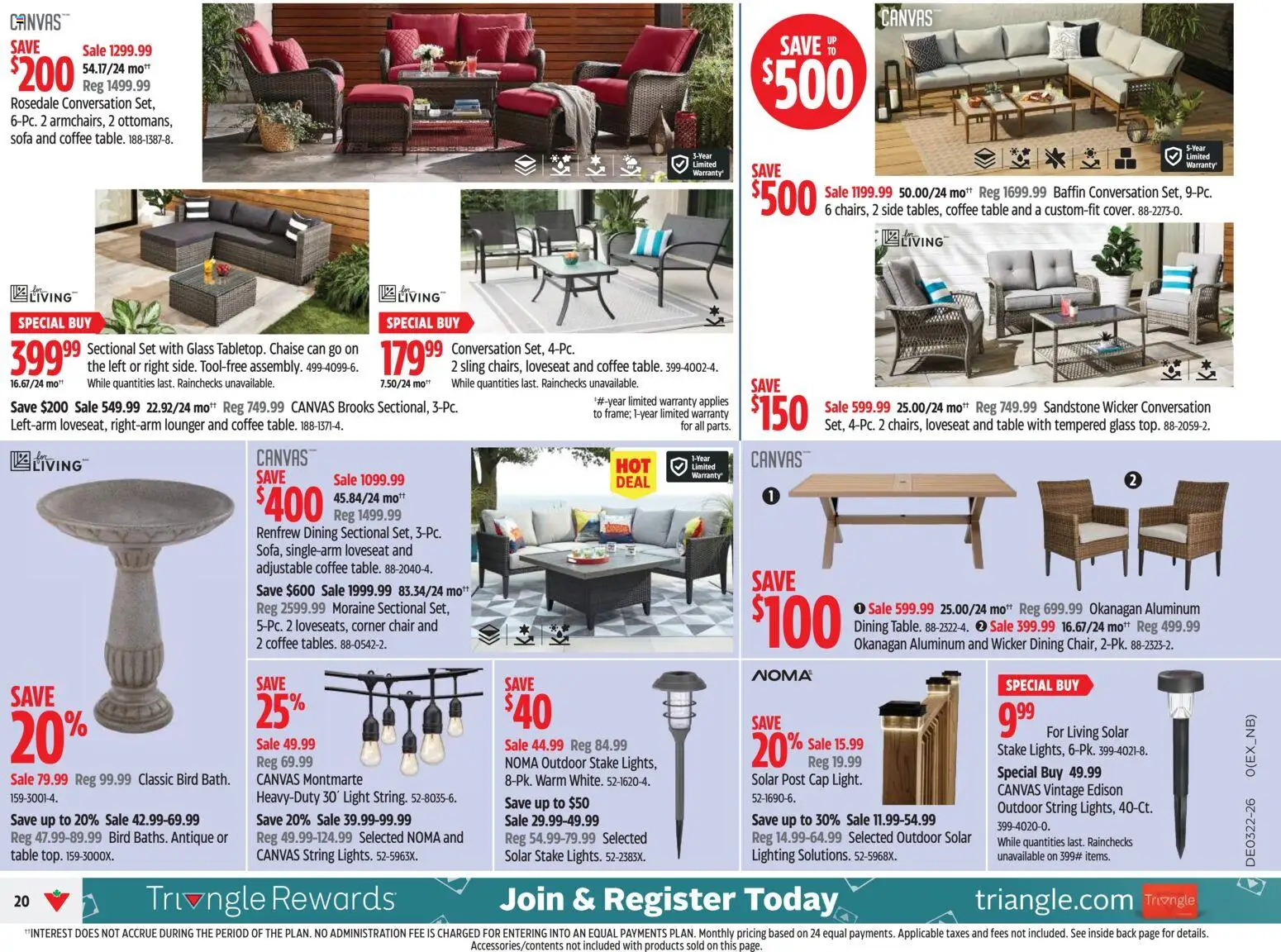Canadian Tire flyer valid from 28.05.2026 | Page: 19 | Products: Cap, Coffee table, Table, Chair