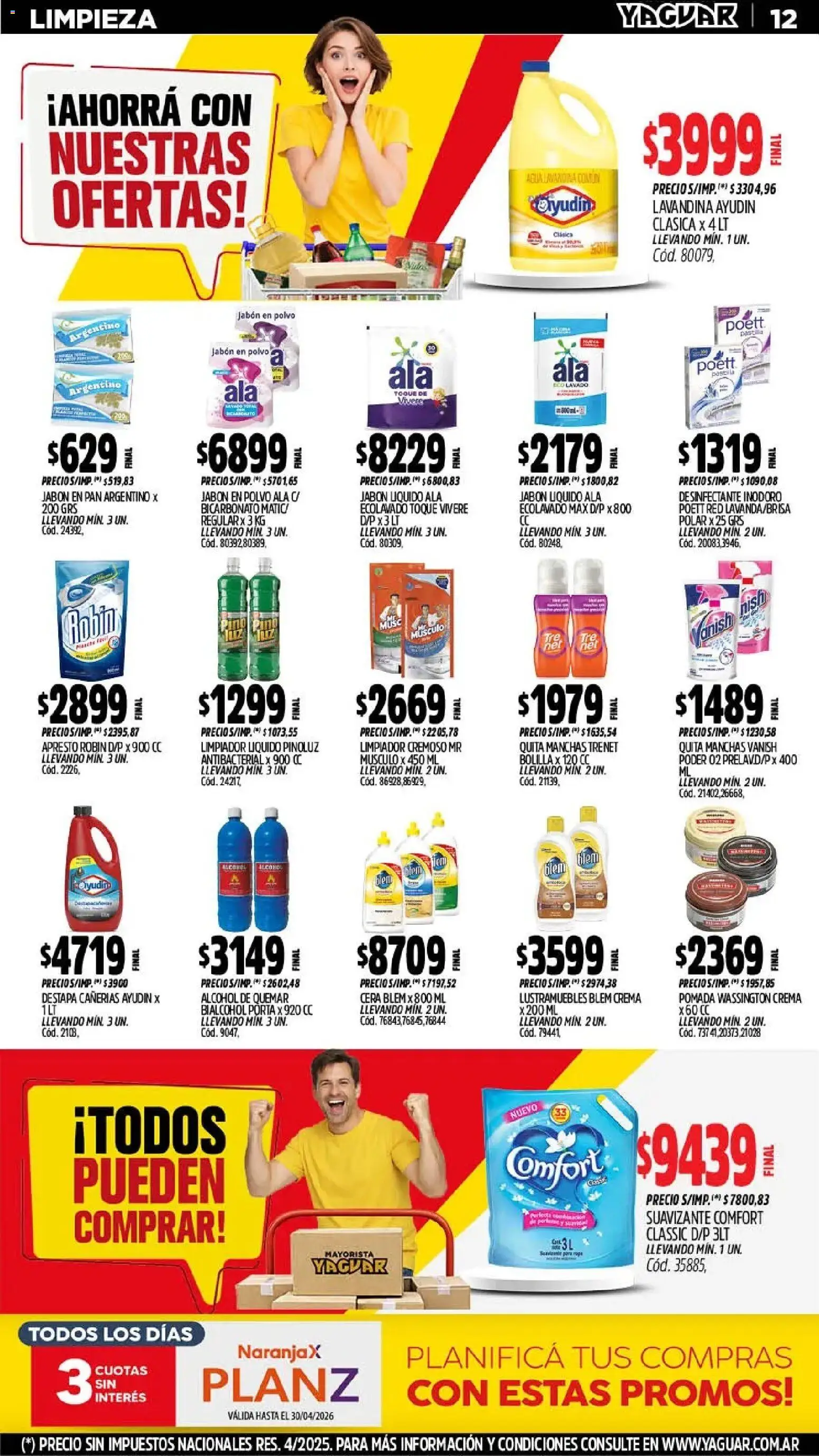 Yaguar - Oferta Semanal Neuquen │ válido desde el 04.05.2026 | Página: 12