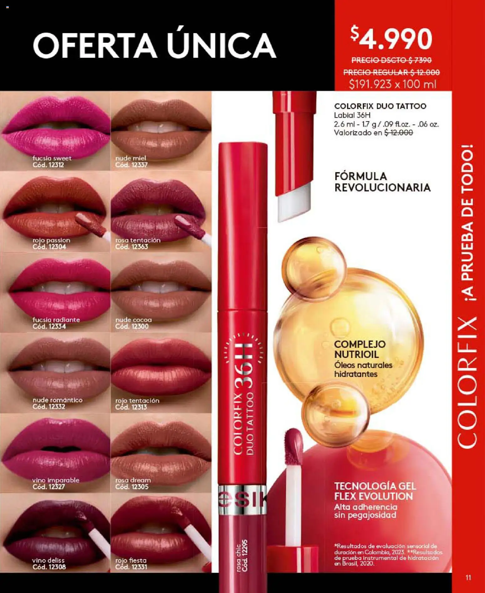 Catálogo Ésika Campaña 10 │ válido desde el 01.06.2026 | Página: 11 | Productos: Vino, Labial