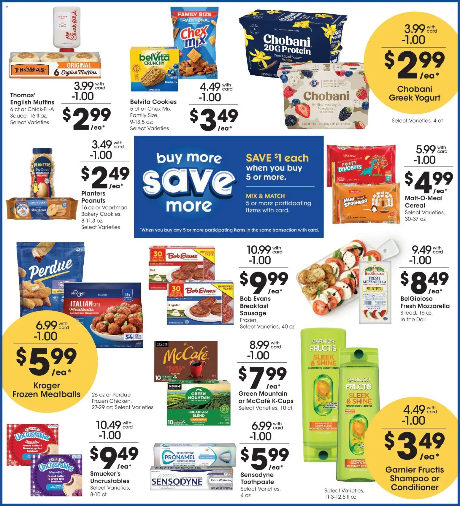 Fry's Food Weekly Ad - valid from 09/09/2026 | Page: 5 | Products: Conditioner, Protein, Mozzarella, Muffins