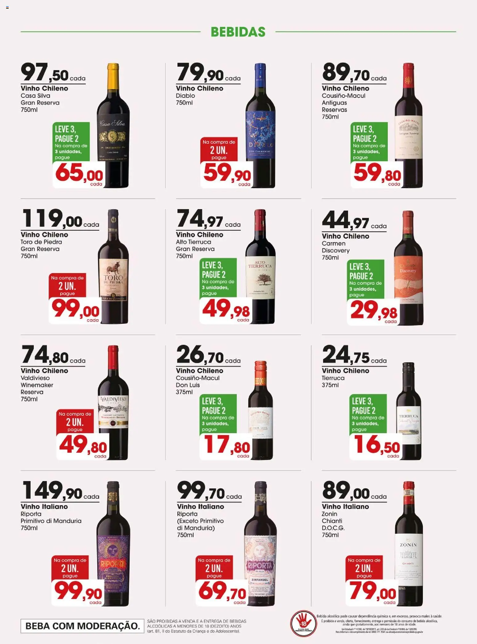 Zaffari Folheto - válido de 28/07/2026 | Página: 17 | Produtos: Porta, Vinho, Bebida