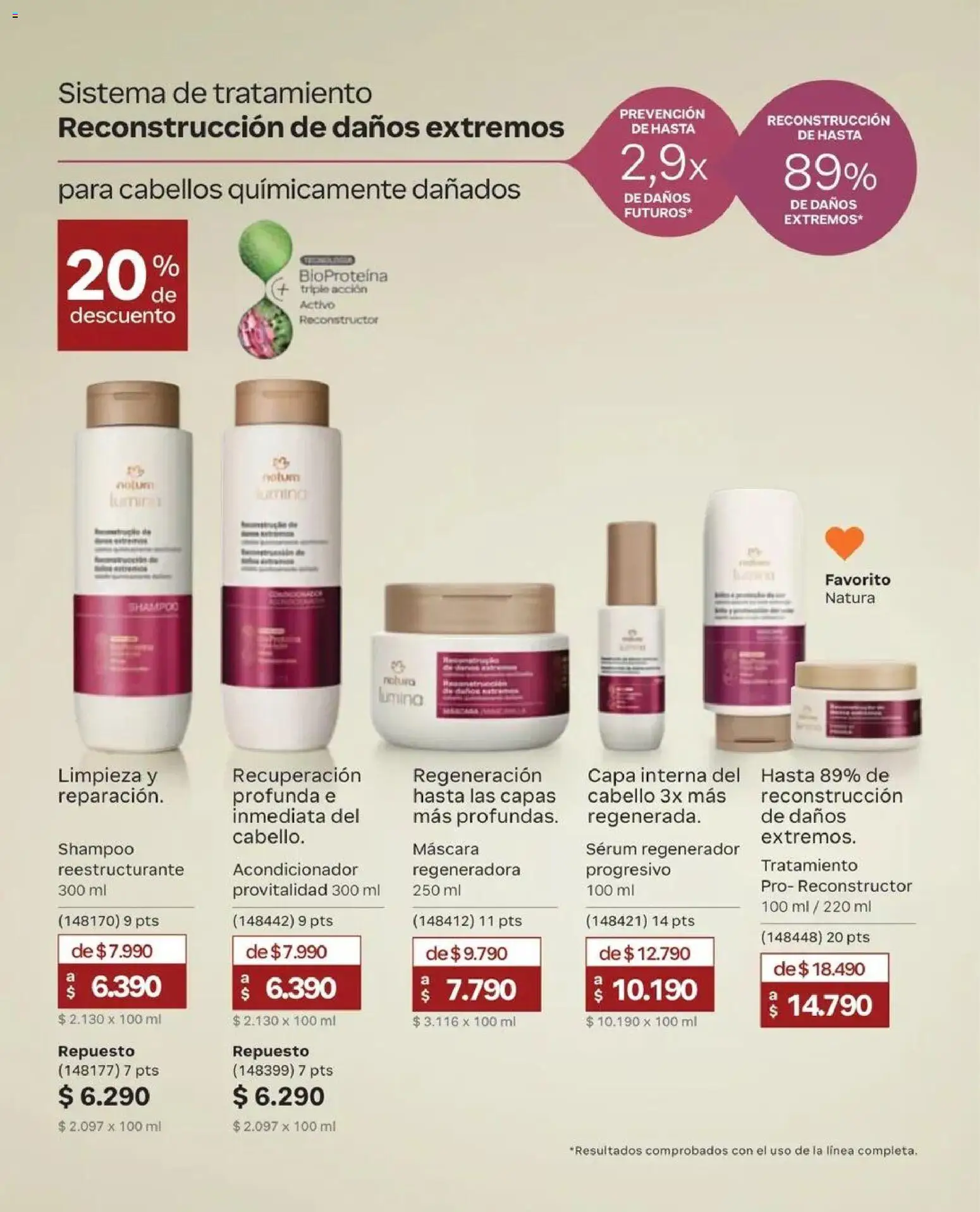 Natura catálogo │ válido desde el 31.08.2026 | Página: 119 | Productos: Máscara, Acondicionador, Shampoo, Serum