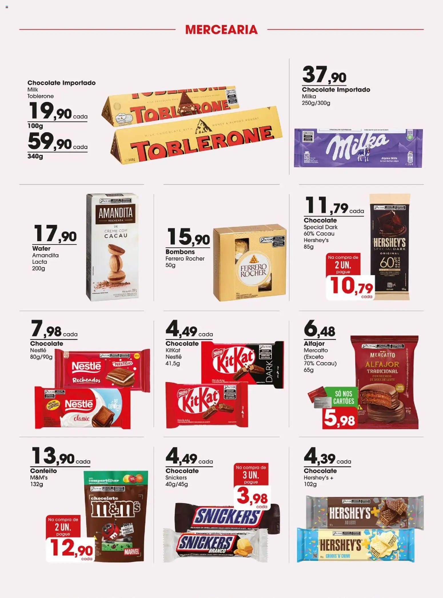 Zaffari Folheto - válido de 14/07/2026 | Página: 8 | Produtos: Chocolate, Creme, Ferrero Rocher, Doce de leite