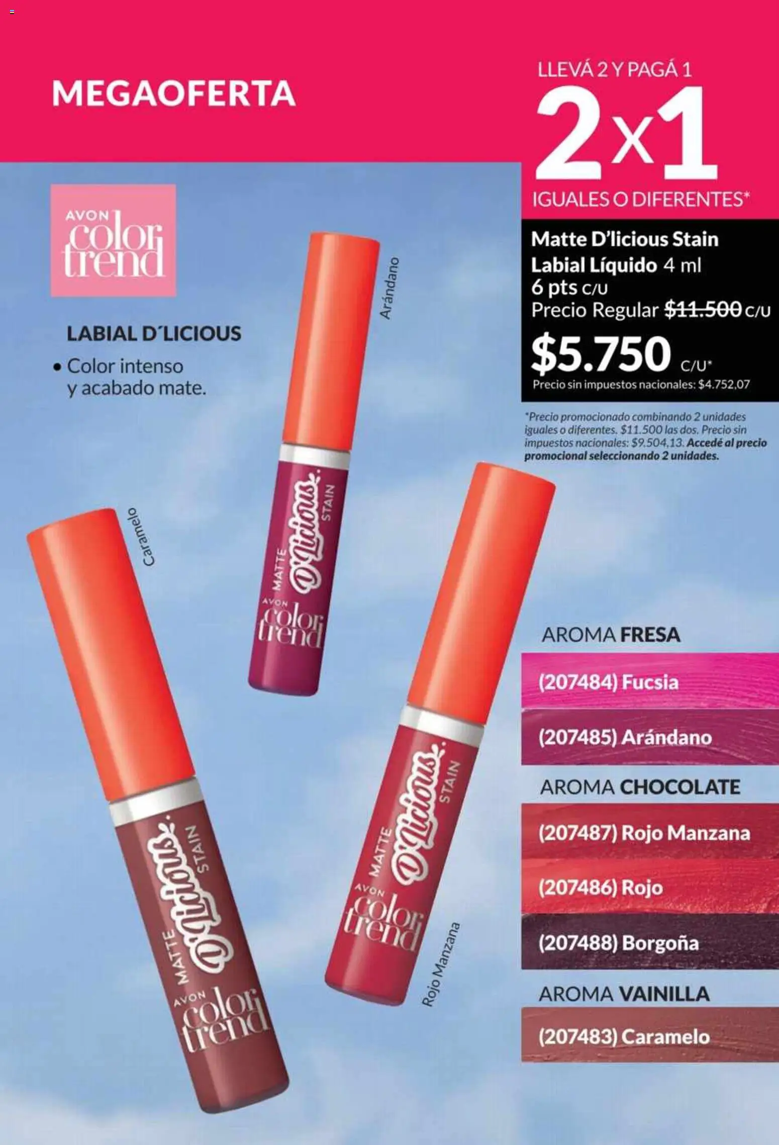 Catálogo AVON Campaña 5/2026 │ válido desde el 01.05.2026 | Página: 48 | Productos: Manzana, Chocolate