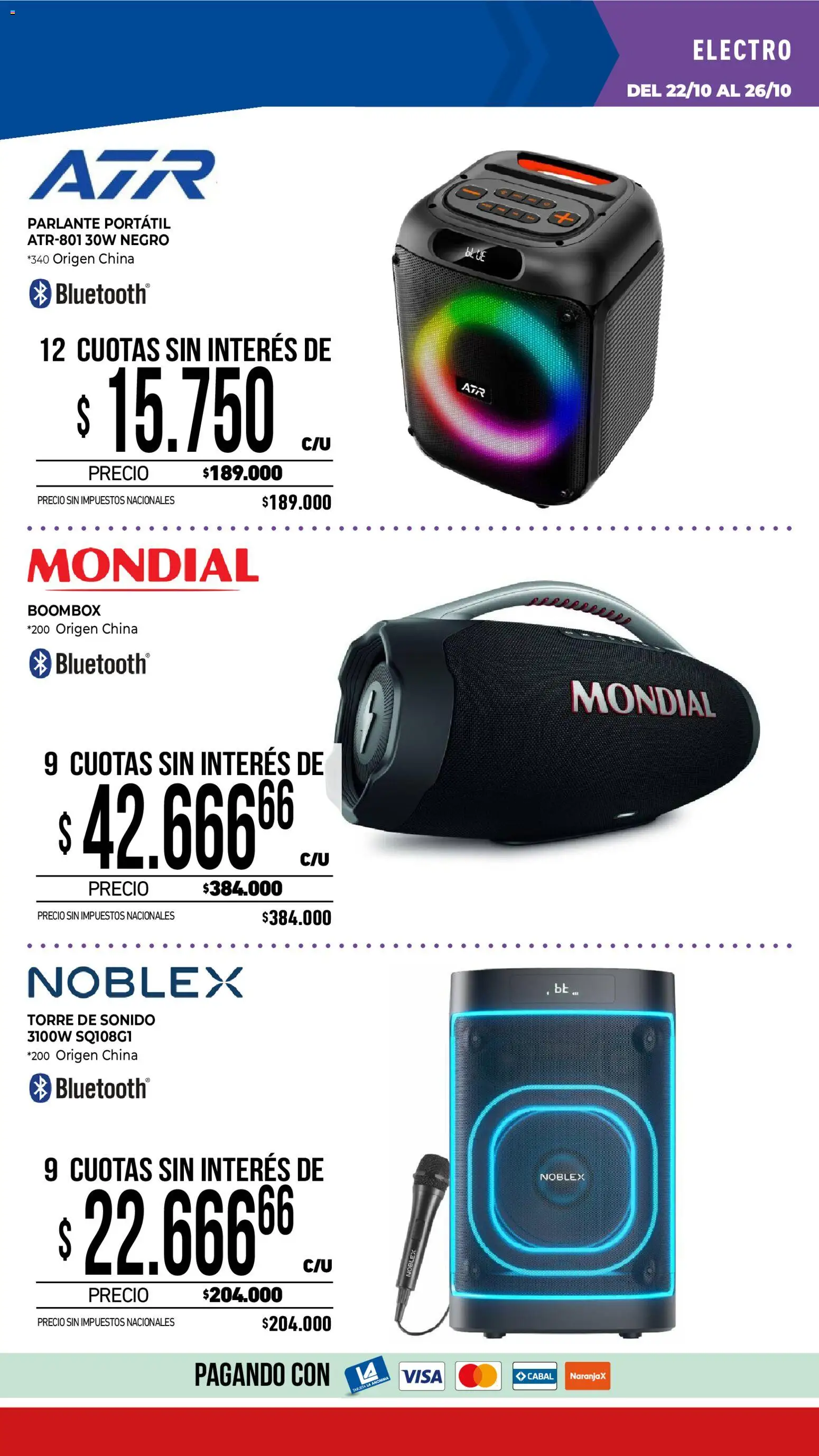 La Anonima catálogo │ válido desde el 22/10/2026 | Página: 34