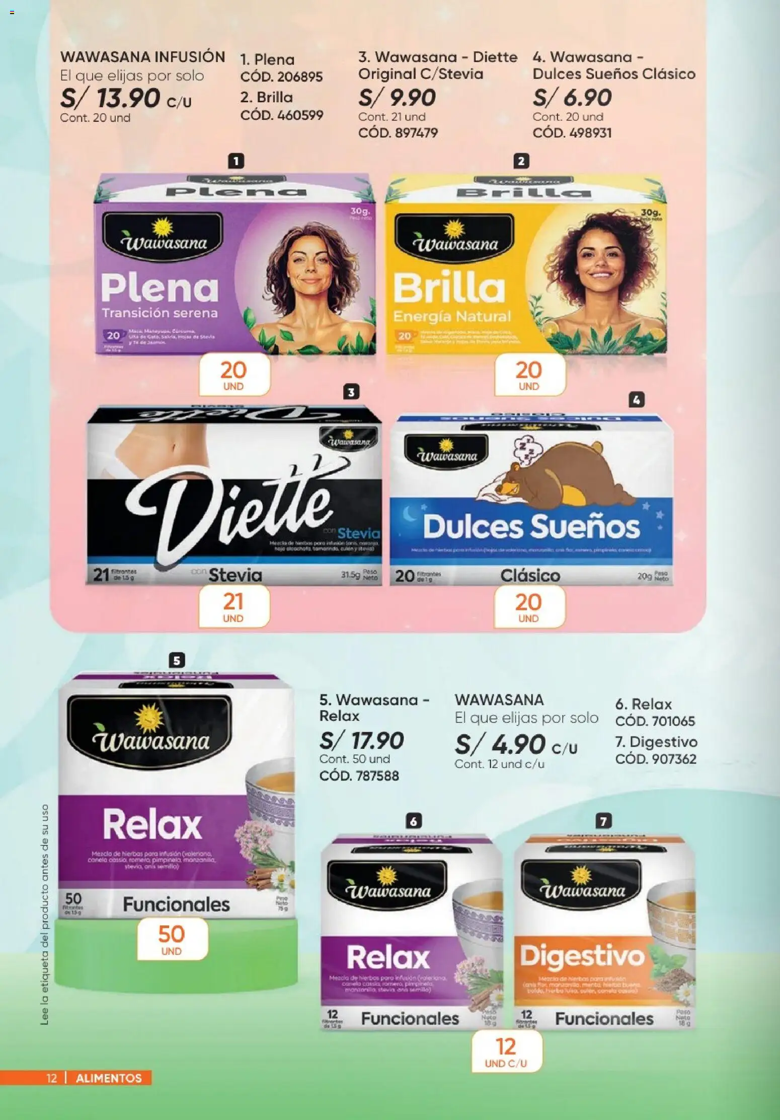 Catálogo Azzorti válido desde 20/09/2026 | Página: 12 | Productos: Hierbas, Dulces