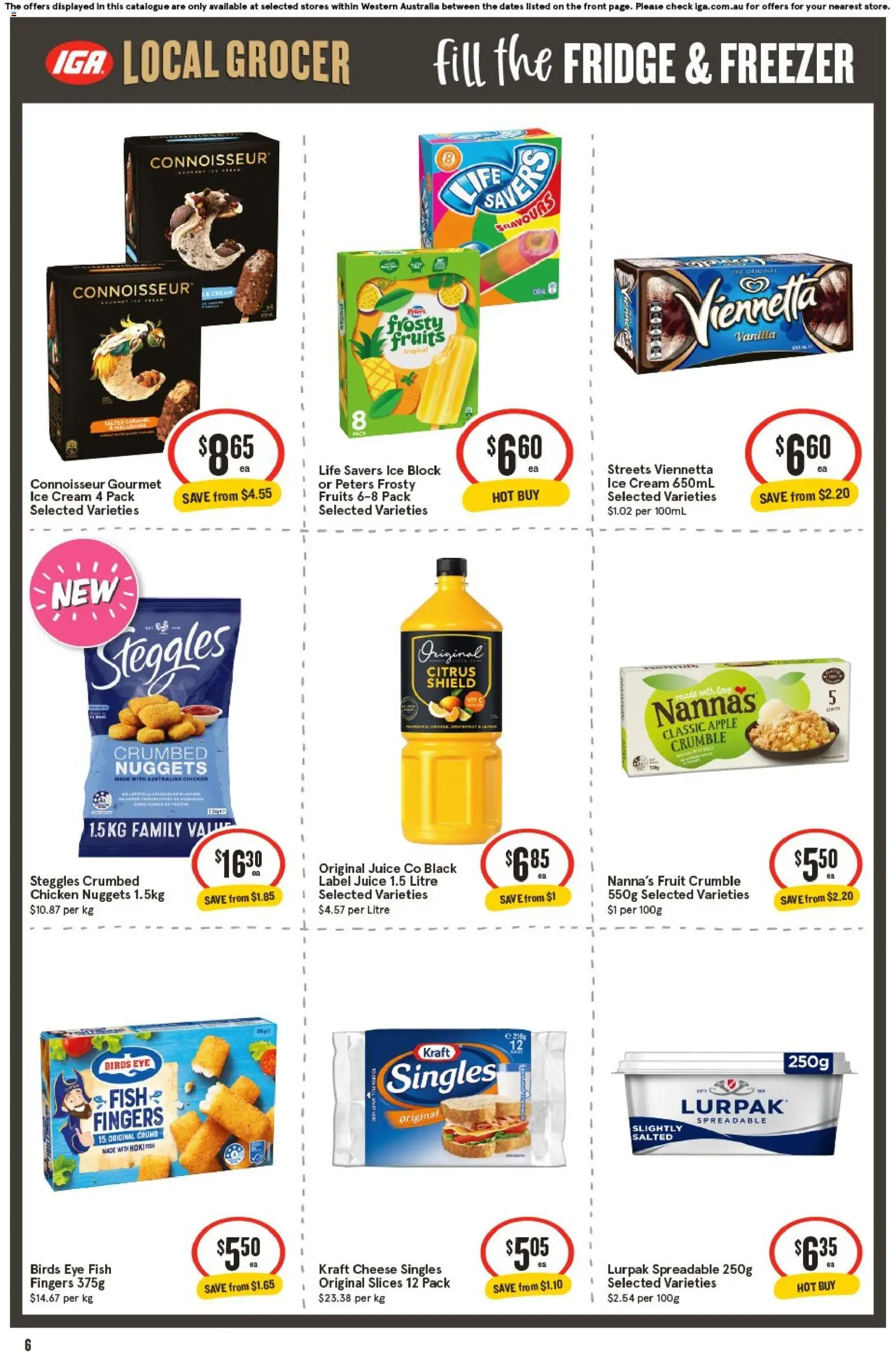 IGA catalogue - valid from 26/08/2026 | Page: 6 | Products: Lollies, Mineral water, Sugar, Fanta