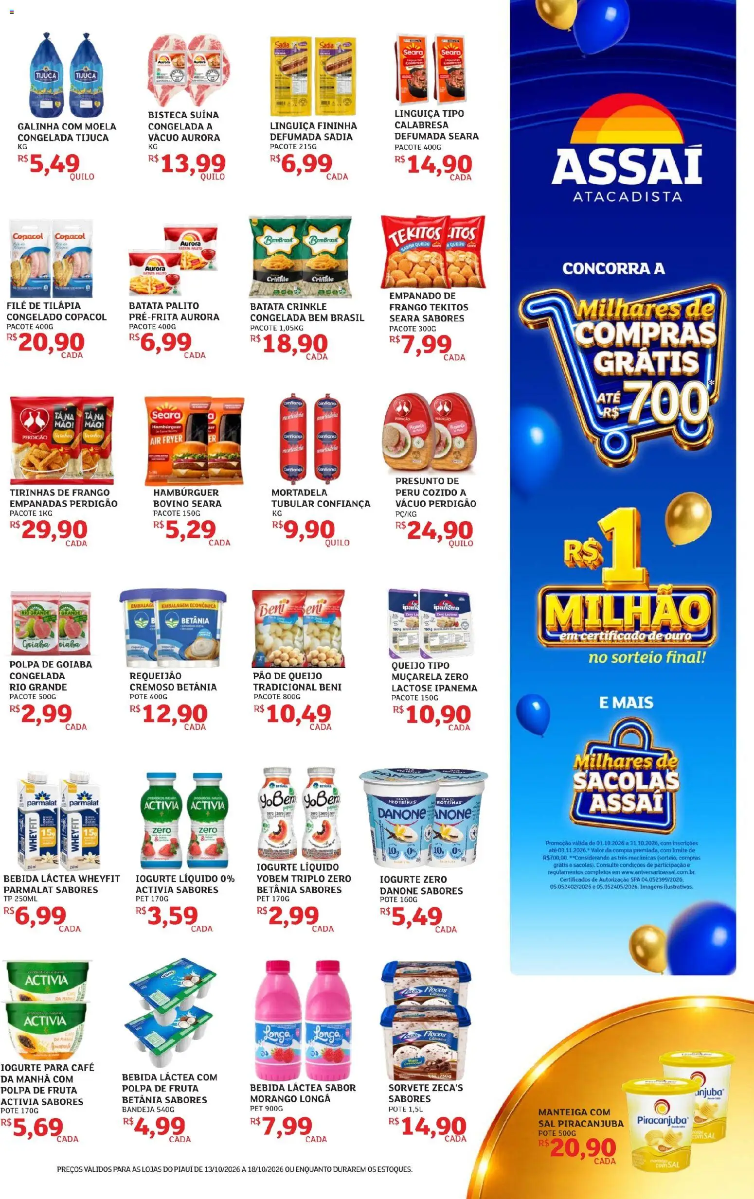 Assaí Atacadista Folheto - válido de 13/10/2026 | Página: 3