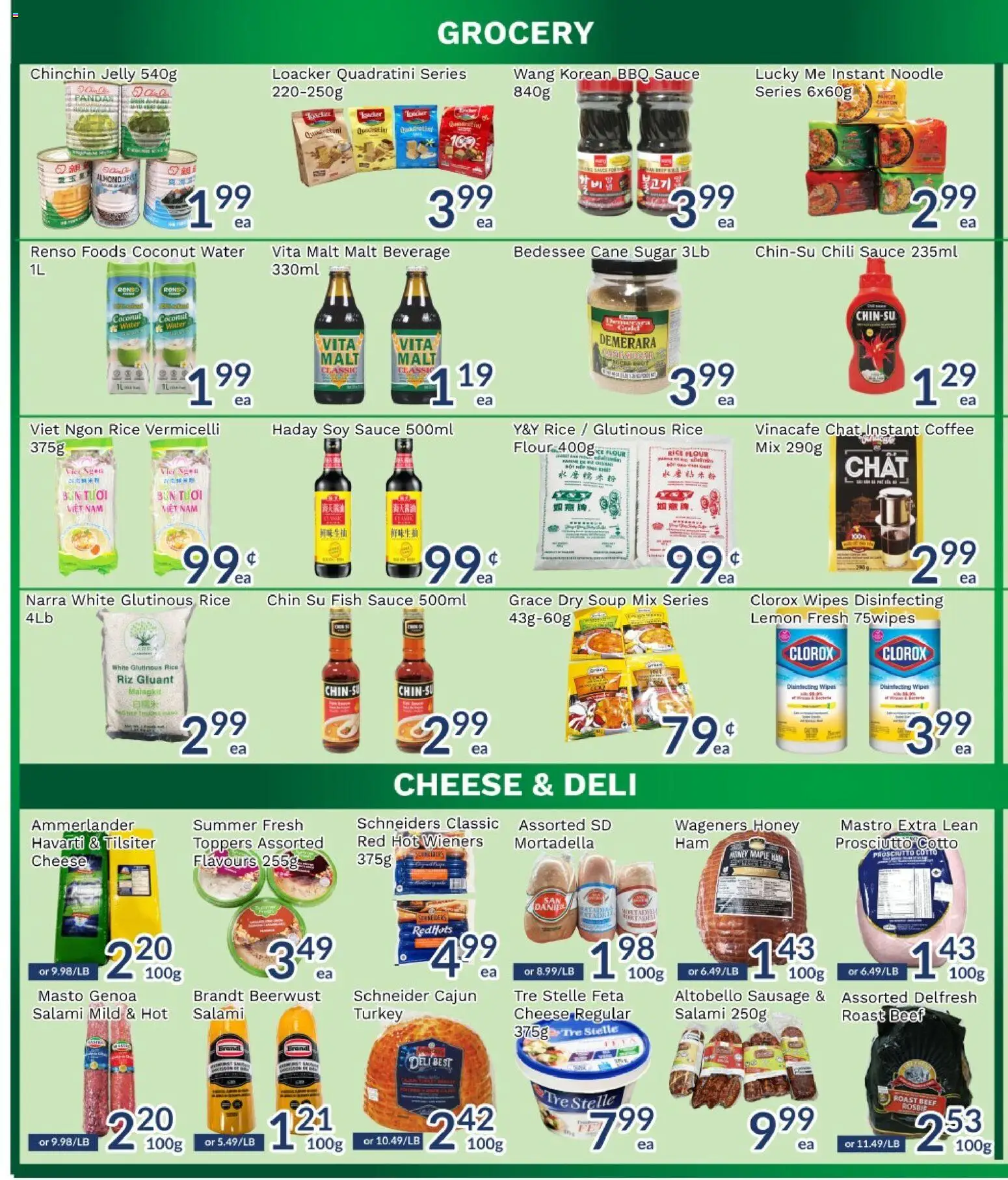 Oceans flyer valid from 05.06.2026 | Page: 4 | Products: Fish, Beef, Coffee, Salami