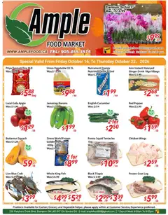 Preview of Ample Food Market weekly flyer Brampton from shop Ample Food Market valid from Oct 16, 2026