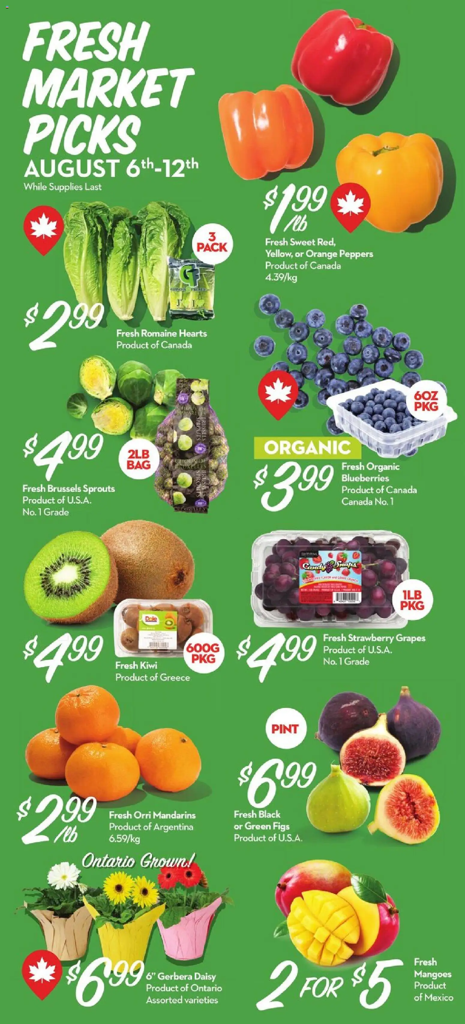 Longo's flyer valid from Aug 6, 2026 | Page: 2 | Products: Kiwi