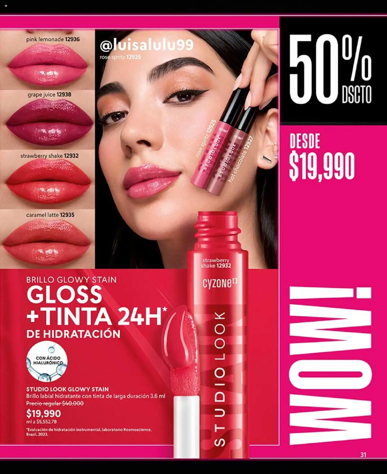 CyZone revista - valida desde el 04.05.2026 | Página: 33 | Productos: Brillo, Chocolate