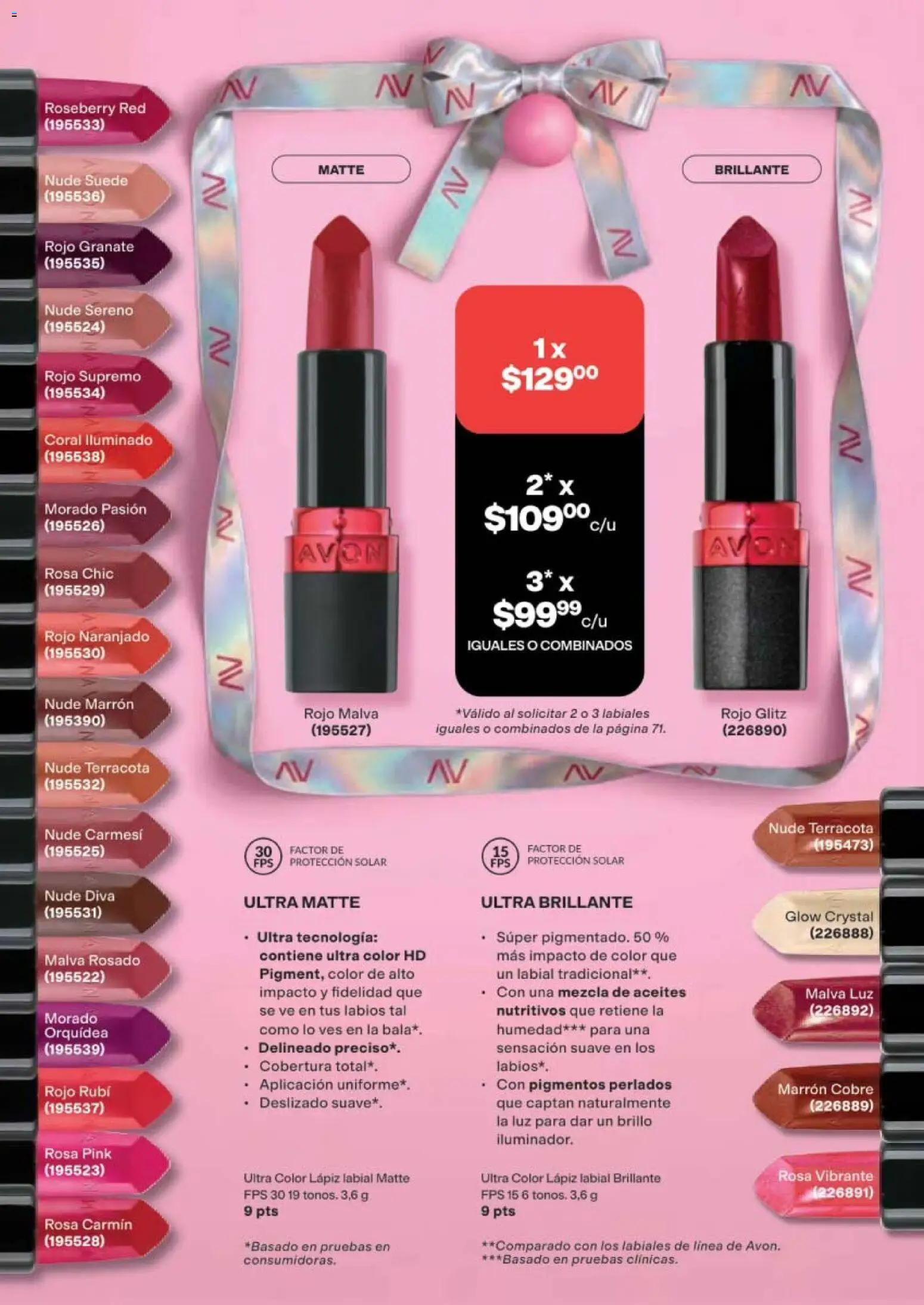 Nuevas ofertas de AVON válidas en toda la República Mexicana desde el 06/11/2026. ¡Encuentra las mejores ofertas en AVON campaña 17 2026! | Página: 67