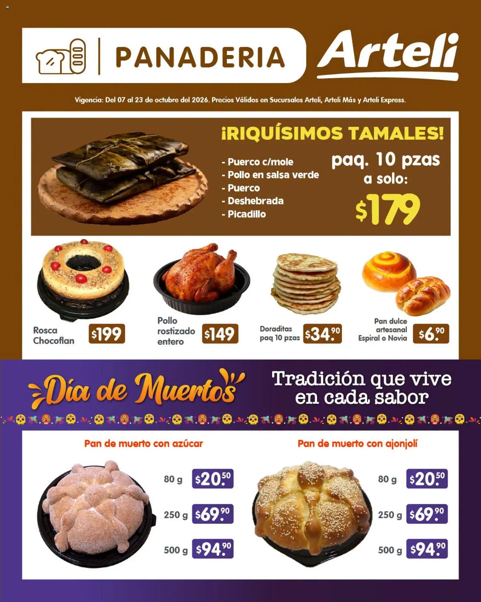 Nuevas ofertas de Arteli válidas en toda la República Mexicana desde el 07/10/2026. ¡Encuentra las mejores ofertas en Arteli folleto Quincenal! | Página: 7