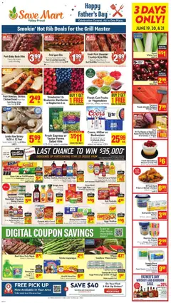 Preview of Save Mart weekly ads valid from 17.06.2026