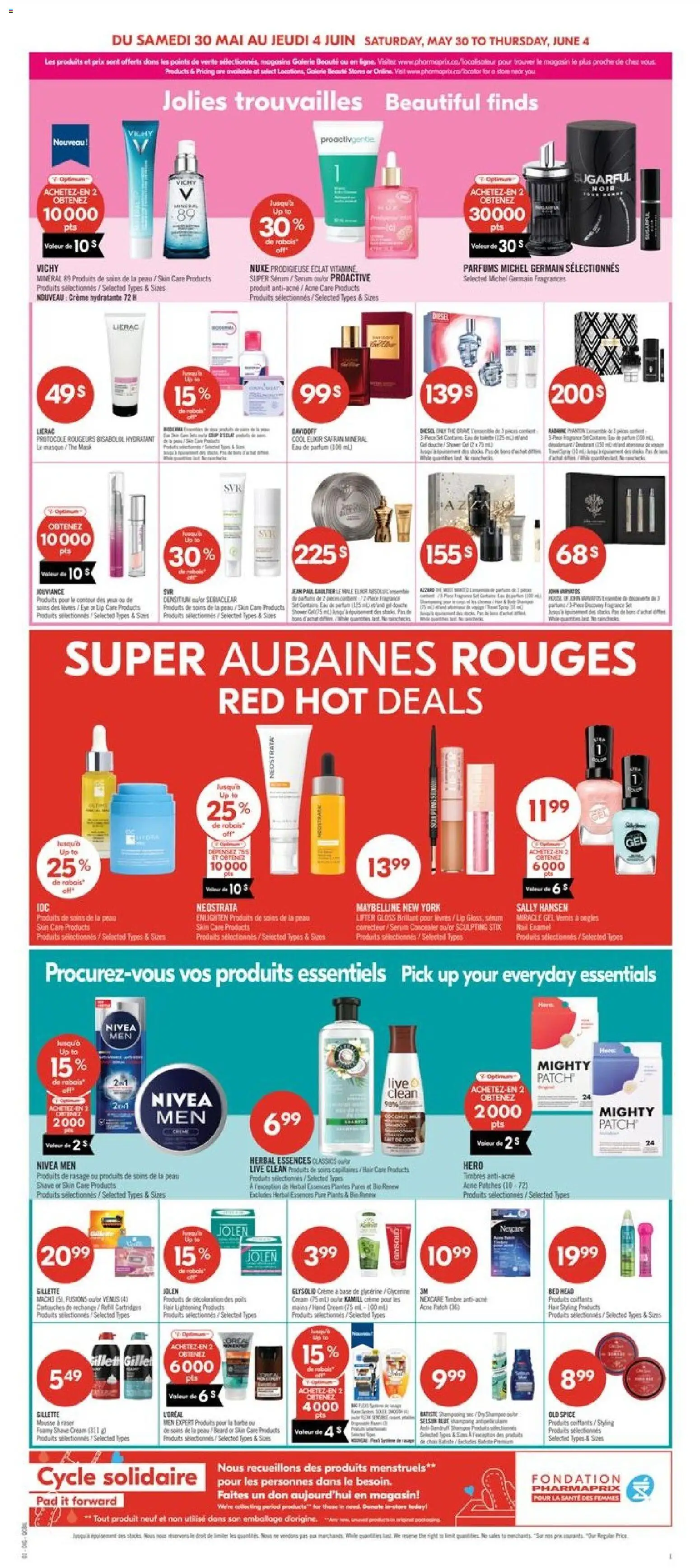 Pharmaprix flyer valid from 29.05.2026 | Page: 12 | Products: Nail polish, Hand cream, Bed, Face mask