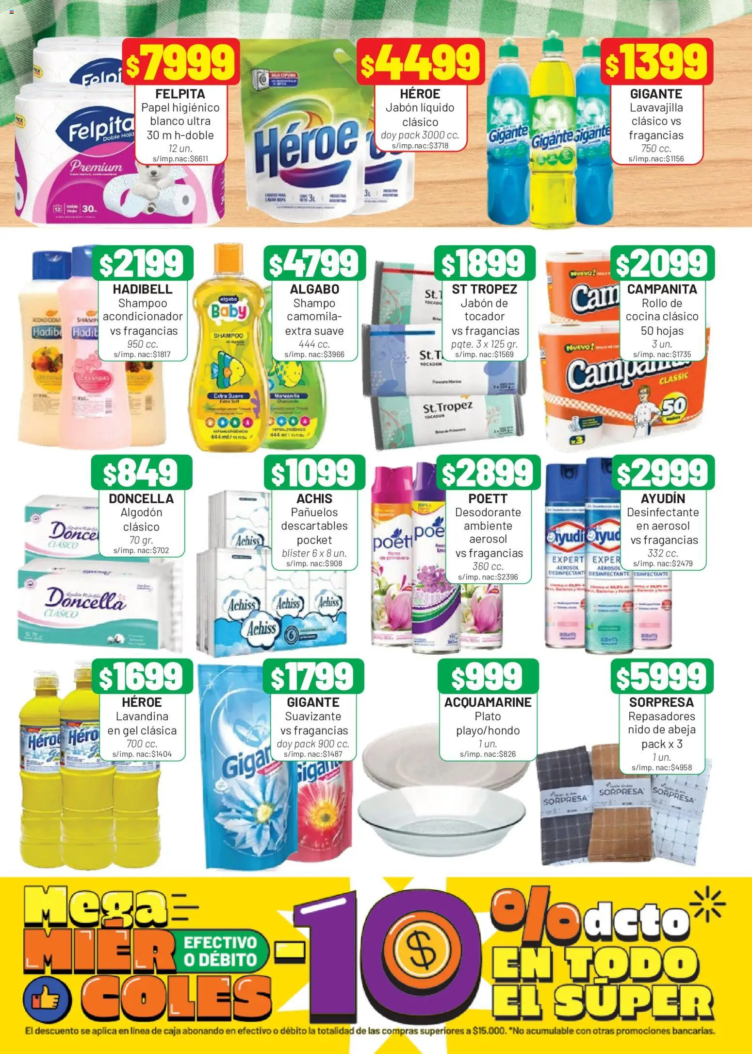 Almacor catálogo │ válido desde el 13/08/2026 | Página: 8 | Productos: Algodón, Caja, Jabón líquido, Suavizante