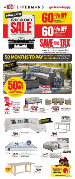 Preview of Tepperman's weekly flyer / circulaire from shop Tepperman's valid from Aug 21, 2026