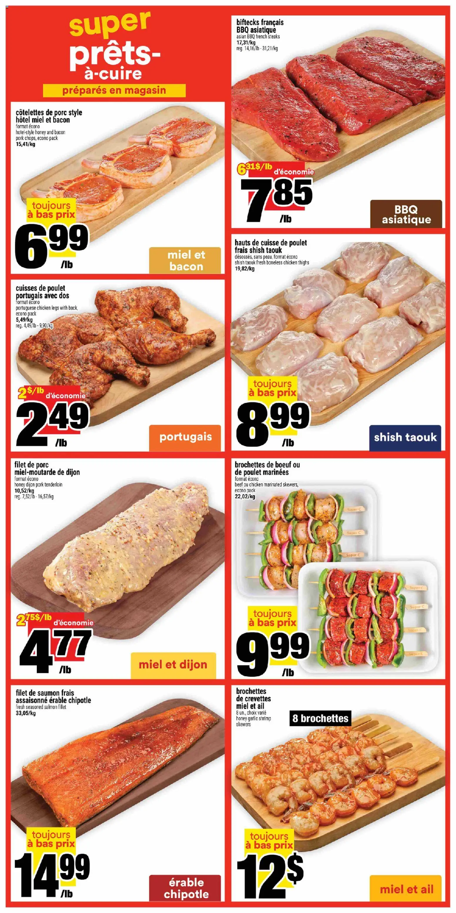 Super C flyer valid from Jul 23, 2026 | Page: 8 | Products: Beef, Chicken, Pork