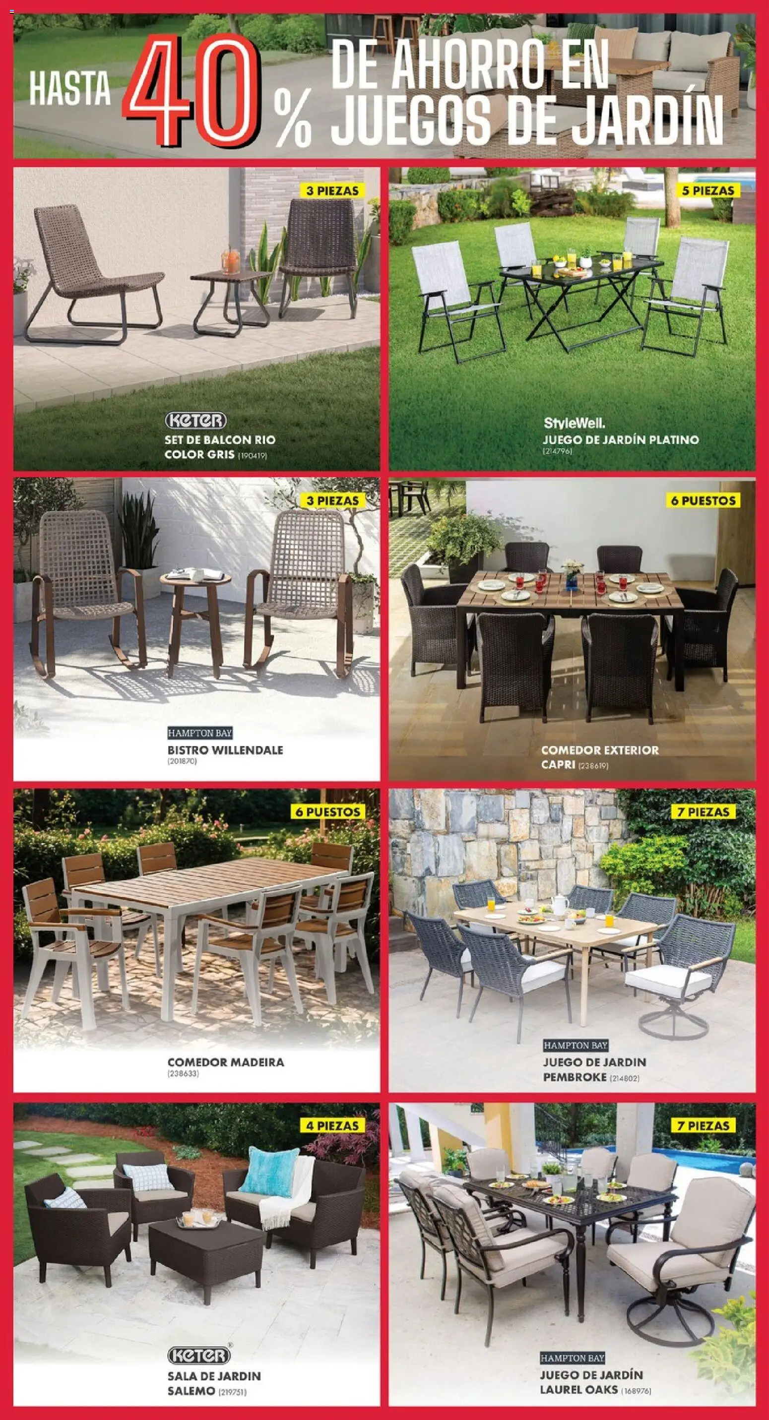 Nuevas ofertas de Home Depot válidas en toda la República Mexicana desde el 25.05.2026. ¡Encuentra las mejores ofertas en Home Depot Hot Sale! | Página: 12