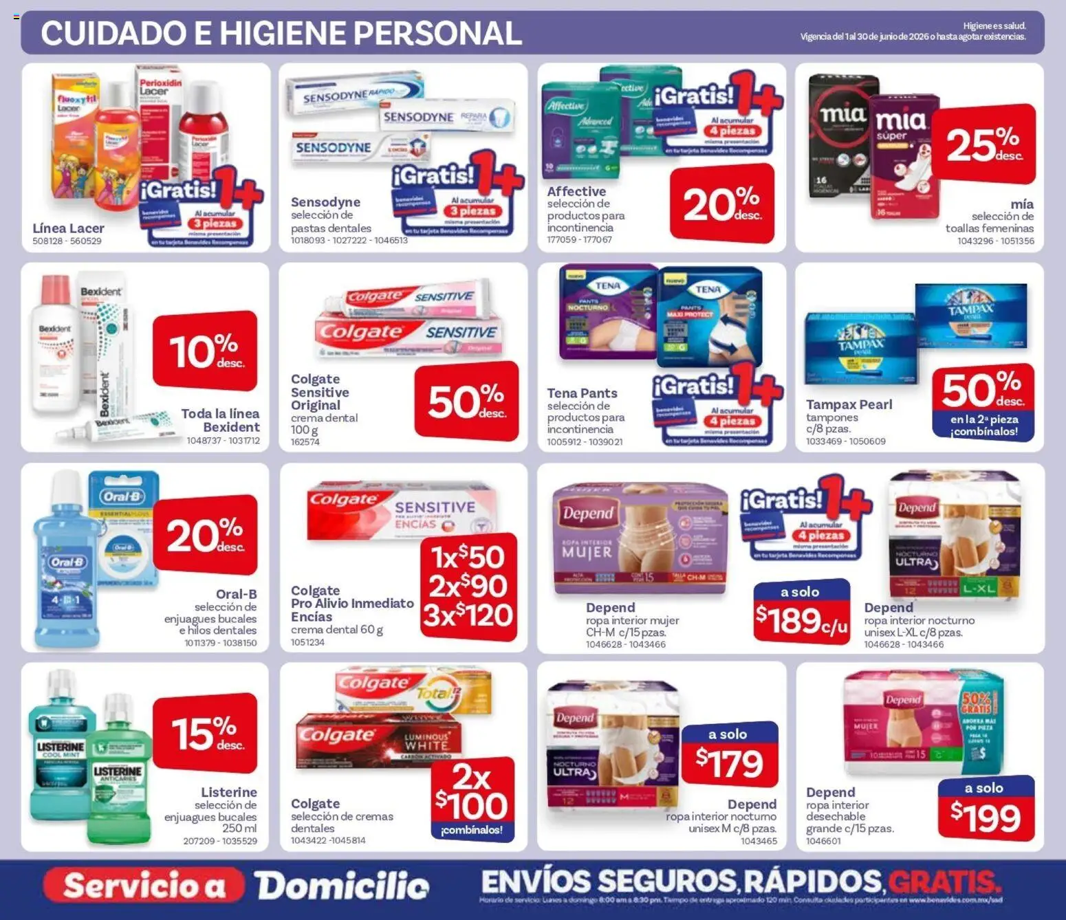 Nuevas ofertas de Farmacia Benavides válidas en toda la República Mexicana desde el 01.06.2026. ¡Encuentra las mejores ofertas en Farmacia Benavides catálogo! | Página: 20