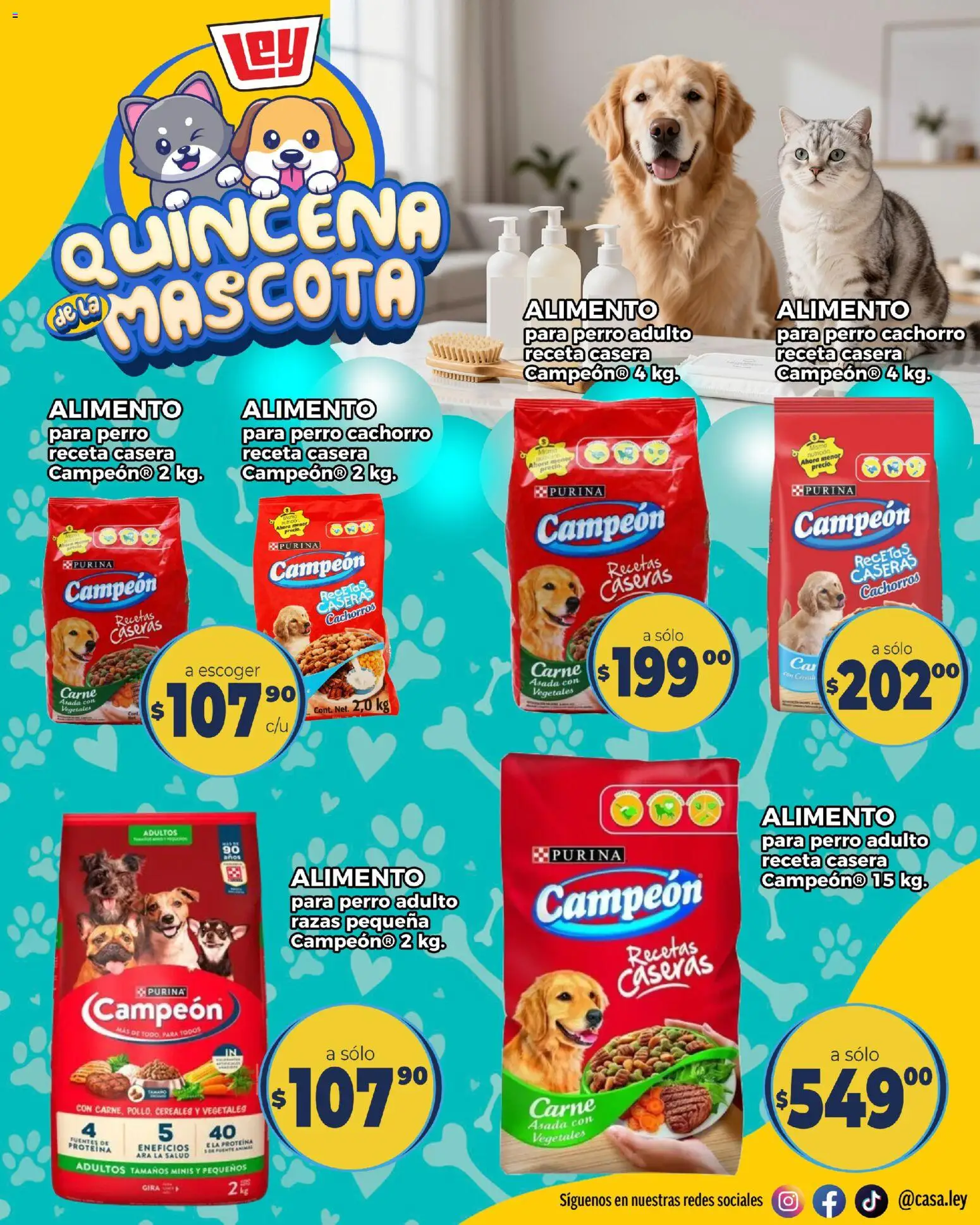 Nuevas ofertas de Casa Ley válidas en toda la República Mexicana desde el 29/06/2026. ¡Encuentra las mejores ofertas en Casa Ley folleto Quincena de la mascota Frontera! | Página: 12 | Productos: Cereales