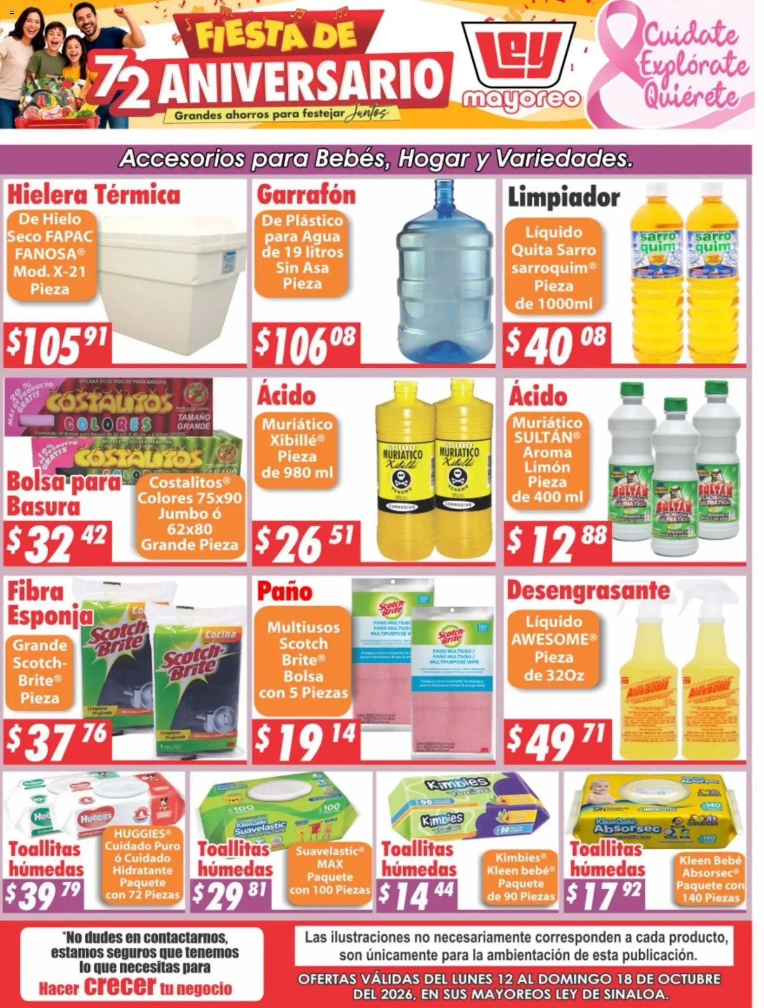 Nuevas ofertas de Casa Ley válidas en toda la República Mexicana desde el 12/10/2026. ¡Encuentra las mejores ofertas en Casa Ley folleto Sinaloa! | Página: 1