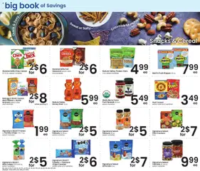 Preview of Albertsons weekly ads valid from 09/29/2026 | Page: 8 | Products: Cookies, Fruit, Cereal, Snacks