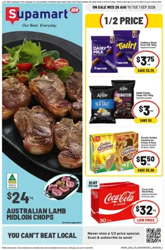 Preview of IGA catalogue Supamart - valid from 26/08/2026