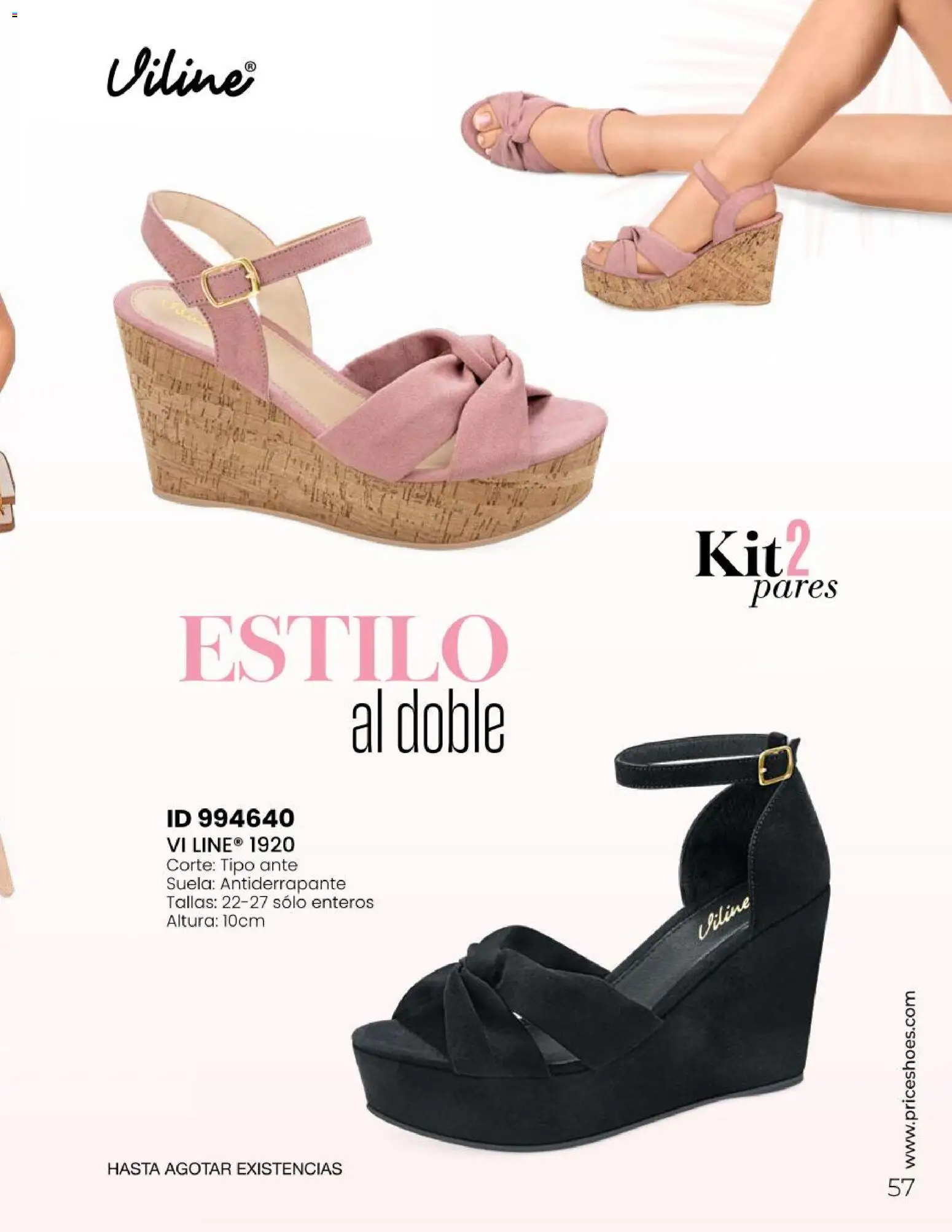 Nuevas ofertas de Price Shoes válidas en toda la República Mexicana desde el 06.05.2026. ¡Encuentra las mejores ofertas en Price Shoes catálogo Todo en uno! | Página: 57