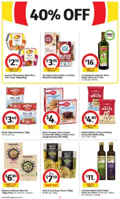 Preview of Coles catalogue - valid from 08/07/2026 | Page: 29 | Products: Cups, Chocolate, Tomatoes, Soup