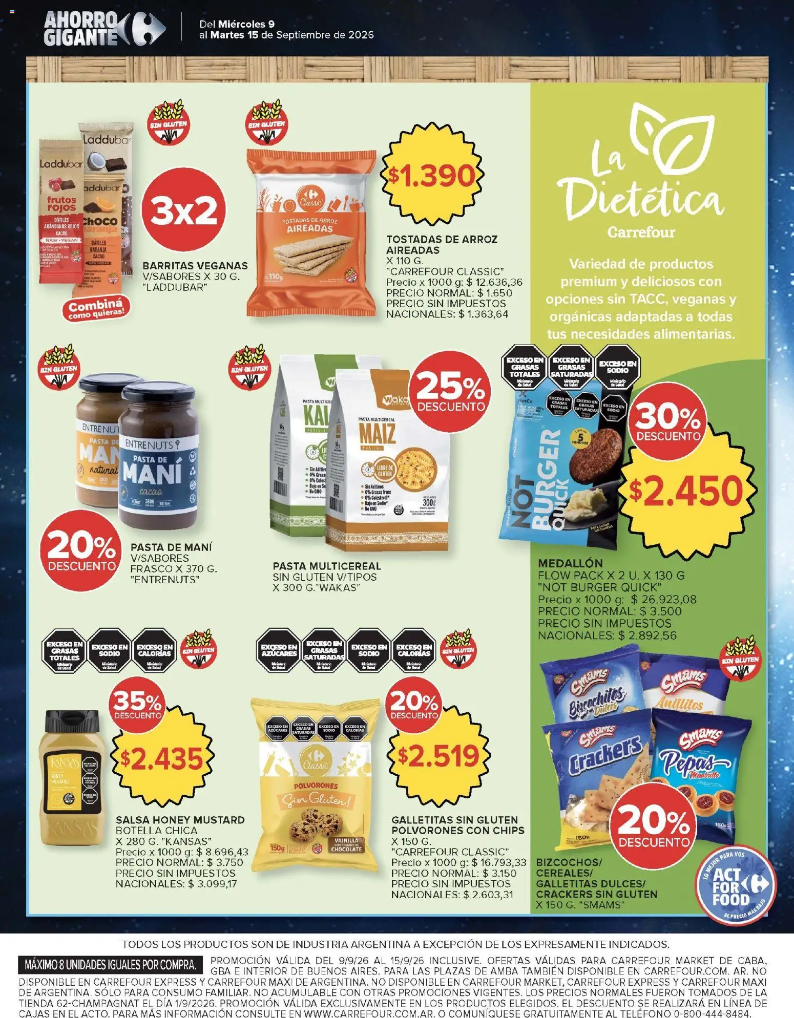 Carrefour Market catálogo │ válido desde el 09/09/2026 | Página: 20 | Productos: Frutos rojos, Vainilla, Chocolate, Arroz