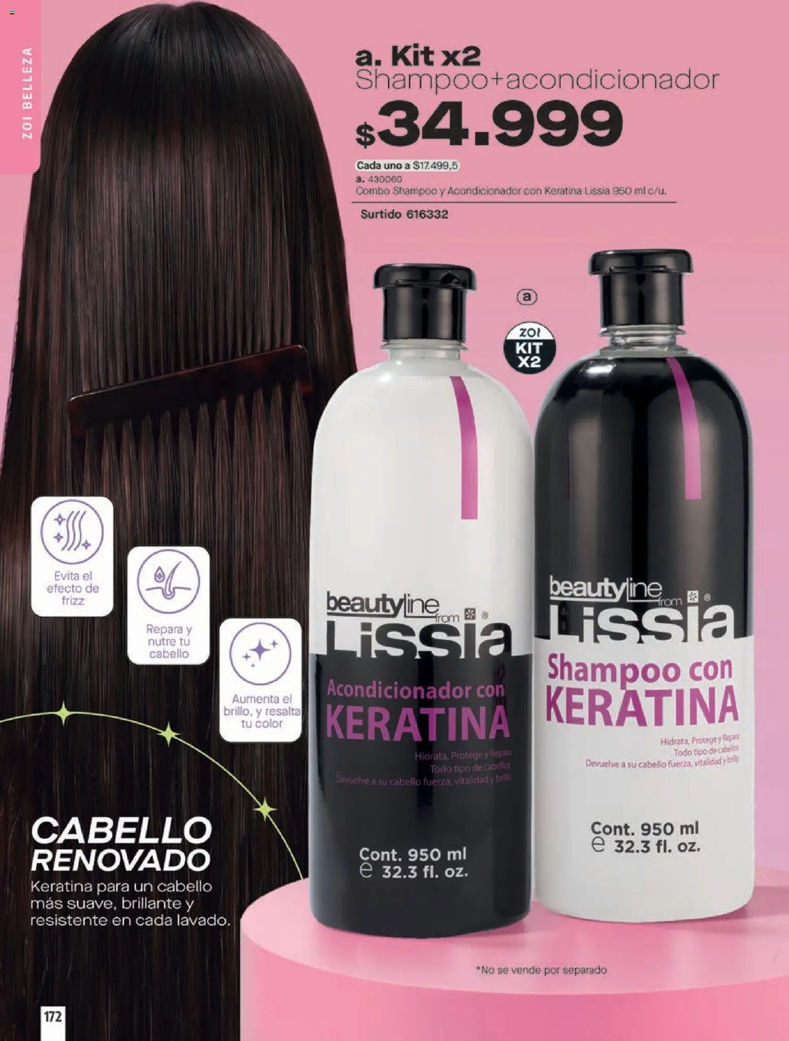 Pacifika revista - valida desde el 18/10/2026 | Página: 172 | Productos: Shampoo, Brillo, Acondicionador