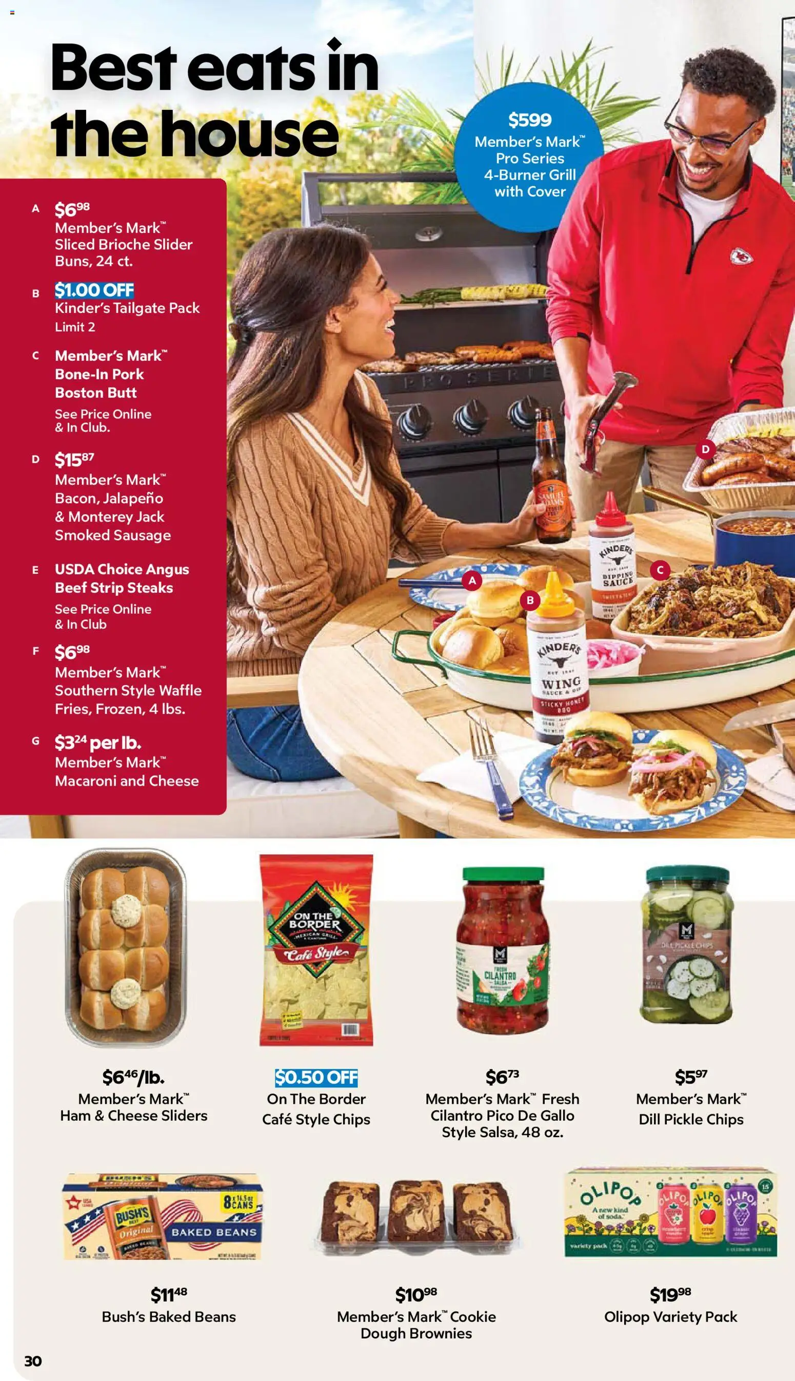 Sam's Club Weekly Ad - valid from 08/26/2026 | Page: 30 | Products: Pork, Sauce, Beans, Grill