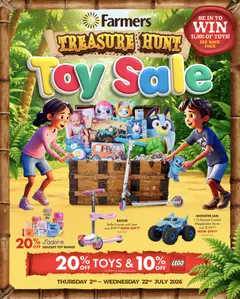 Farmers Toy Sale preview  - valid from 2 Jul 2026