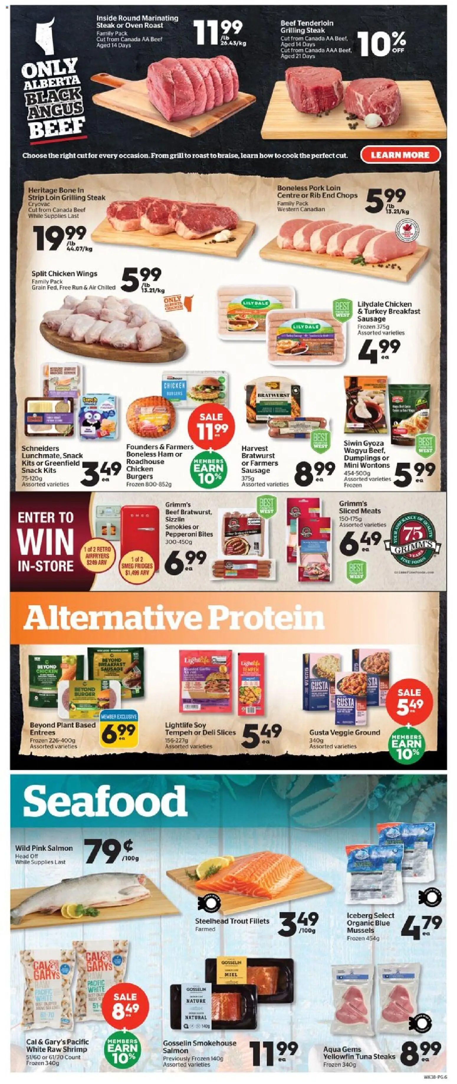 Calgary Co-op flyer valid from Jul 23, 2026 | Page: 6 | Products: Beef, Oven, Grill, Pork