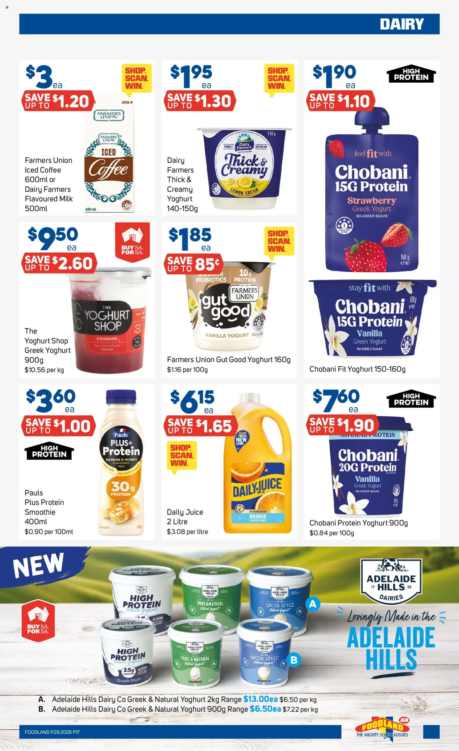 Foodland catalogue - valid from 15/07/2026 | Page: 17 | Products: Protein, Honey, Iced coffee, Vanilla