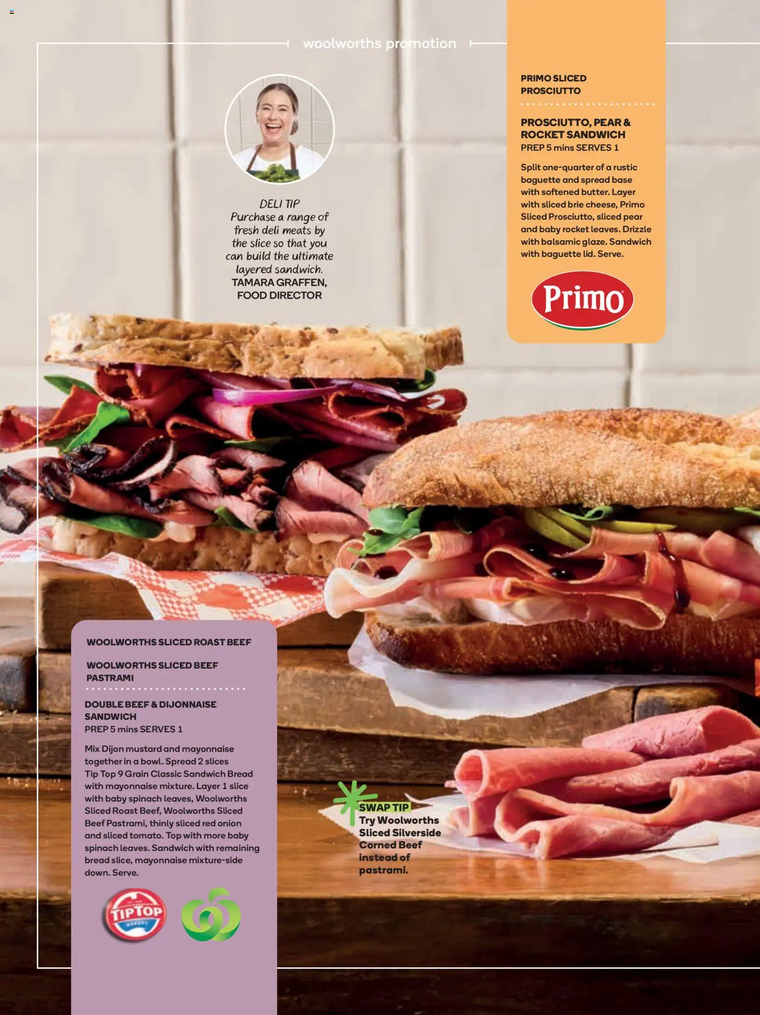 Woolworths catalogue - valid from 01.05.2026 | Page: 54 | Products: Bread, Mustard, Spinach, Pear