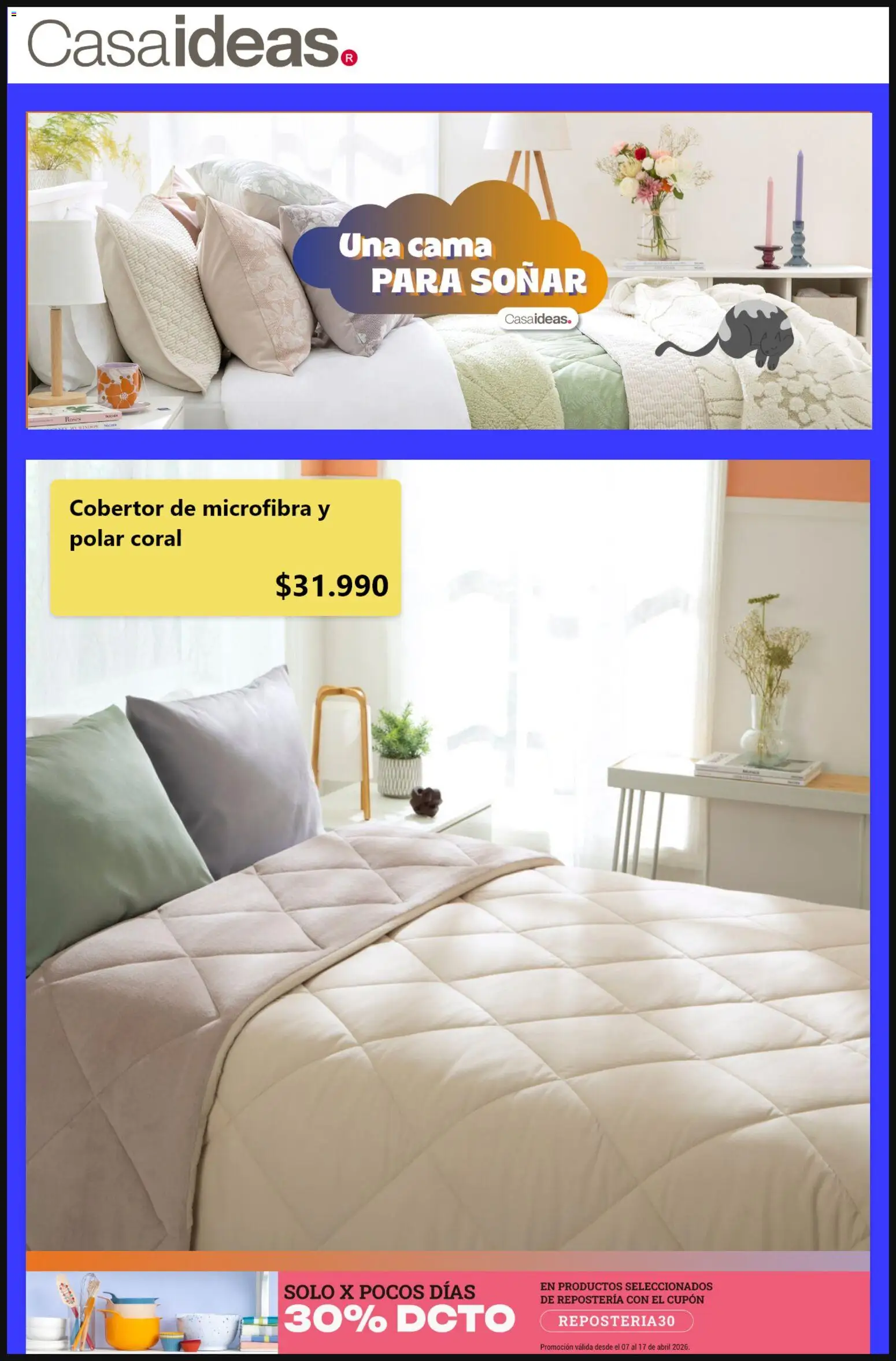Casaideas Ofertas │ válido desde el 26.05.2026 | Página: 2 | Productos: Cobertor, Cama