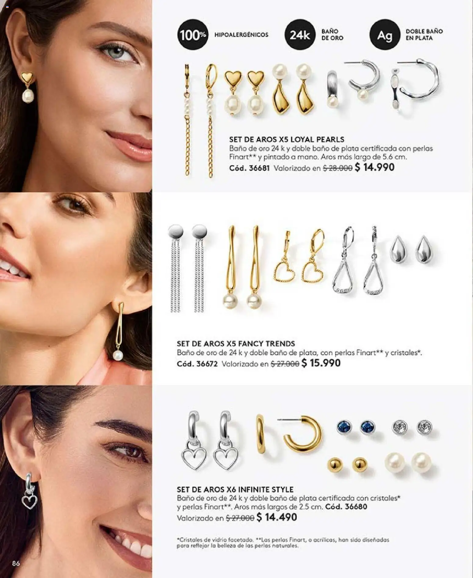 Catálogo Ésika Campaña 4 │ válido desde el 15.02.2026 | Página: 86 | Productos: Baño, Aros