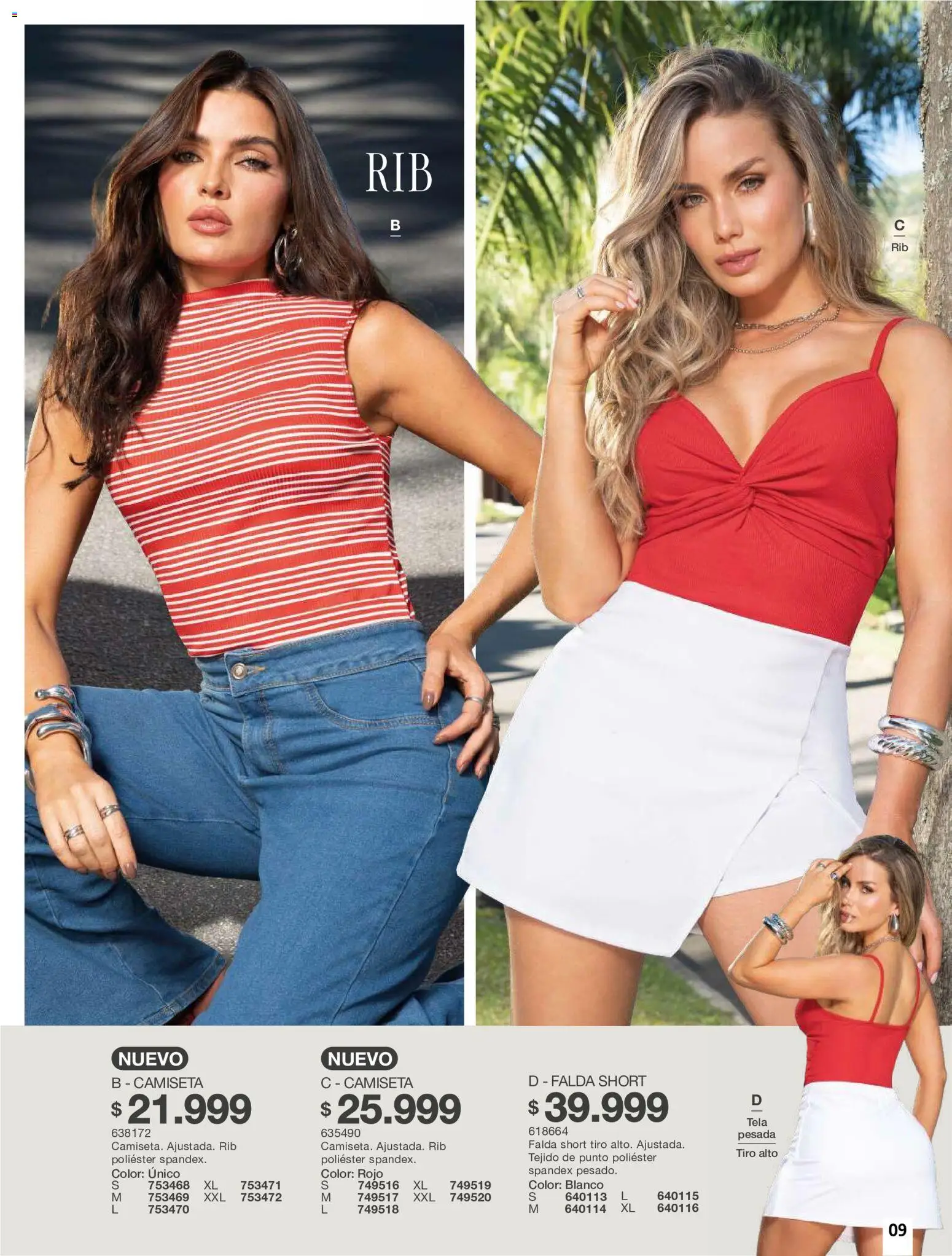 Carmel revista - valida desde el 11/08/2026 | Página: 9 | Productos: Falda, Short, Camiseta