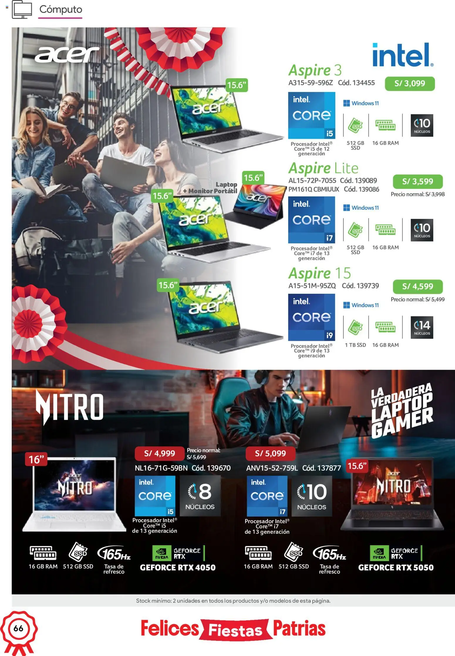 Catálogo Hiraoka válido desde 11/07/2026 | Página: 66 | Productos: Monitor
