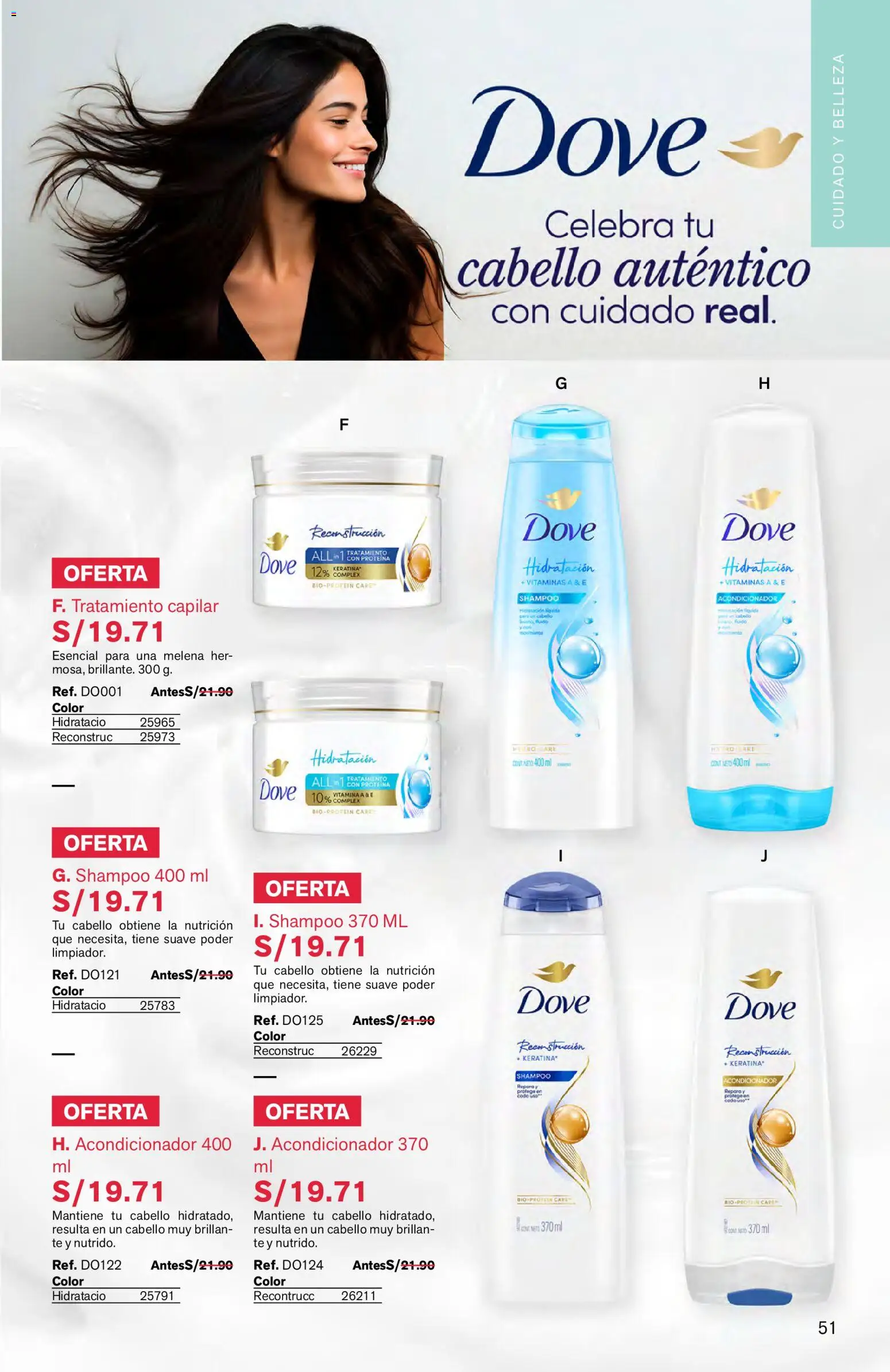 Catálogo Leonisa válido desde 27.04.2026 | Página: 51 | Productos: Shampoo, Acondicionador, Té