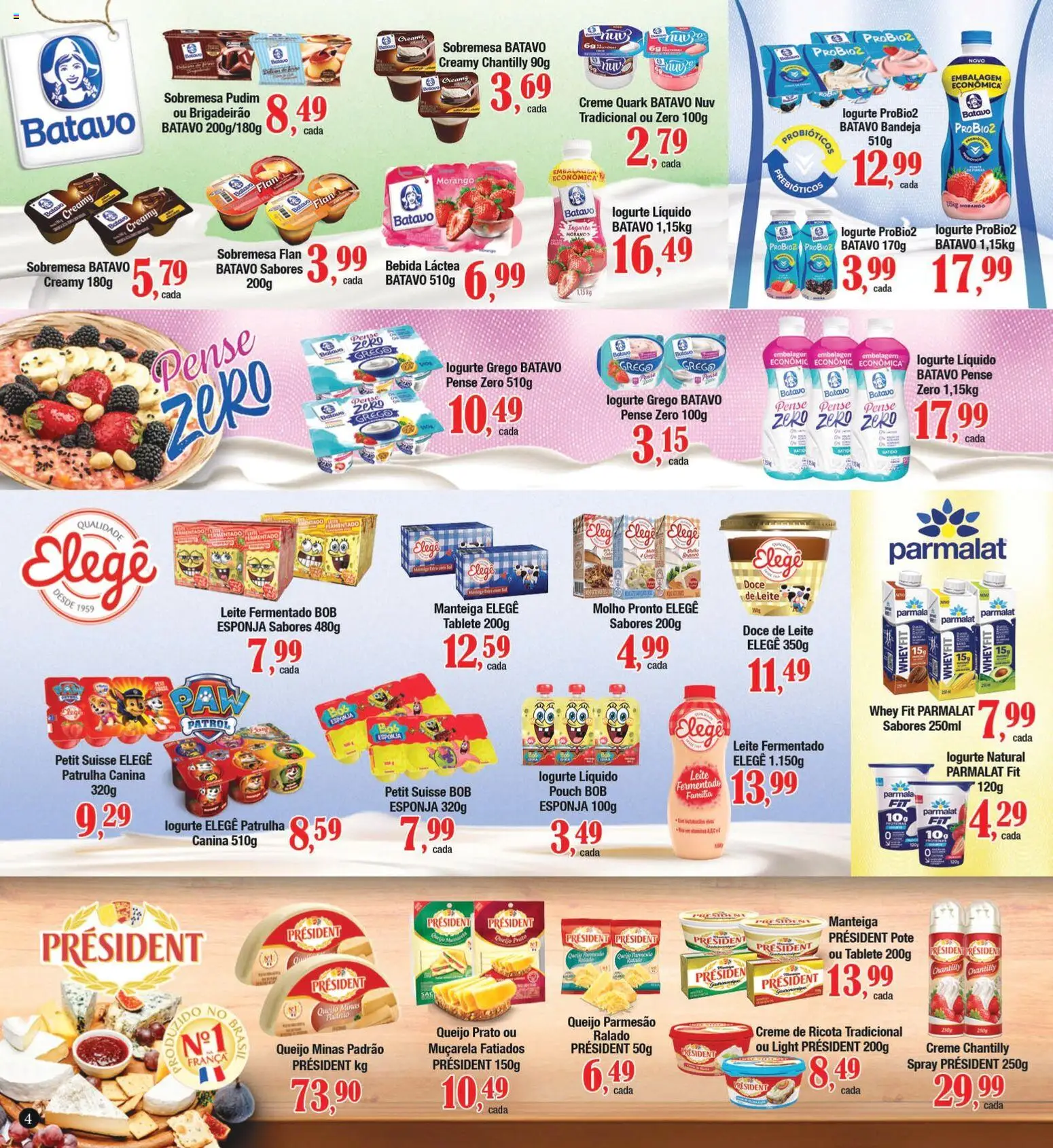 Supermercados Unidos Folheto - válido de 02.03.2026 | Página: 5 | Produtos: Manteiga, Iogurte, Ricota, Bandeja